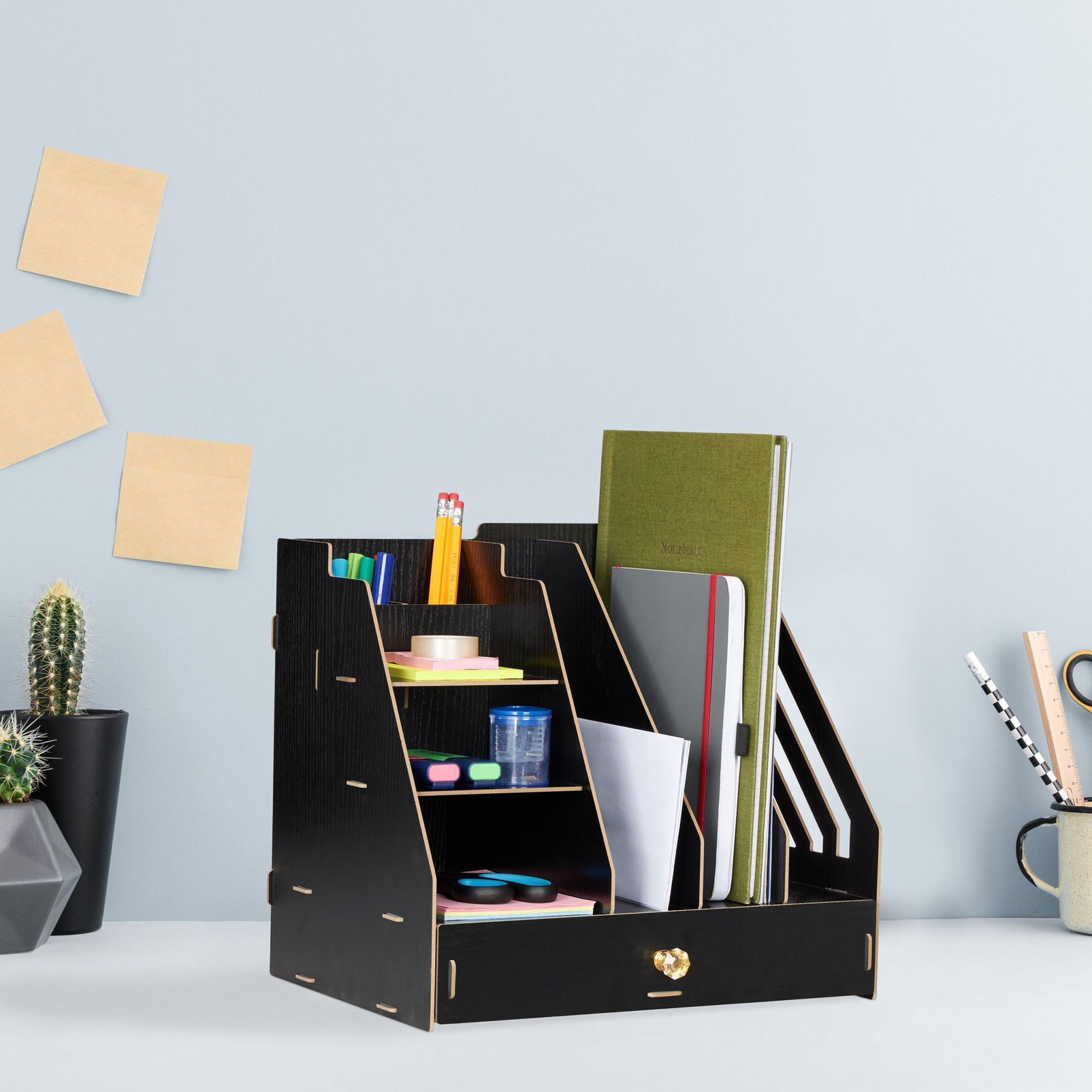 Schreibtisch-Organizer mit Fächern