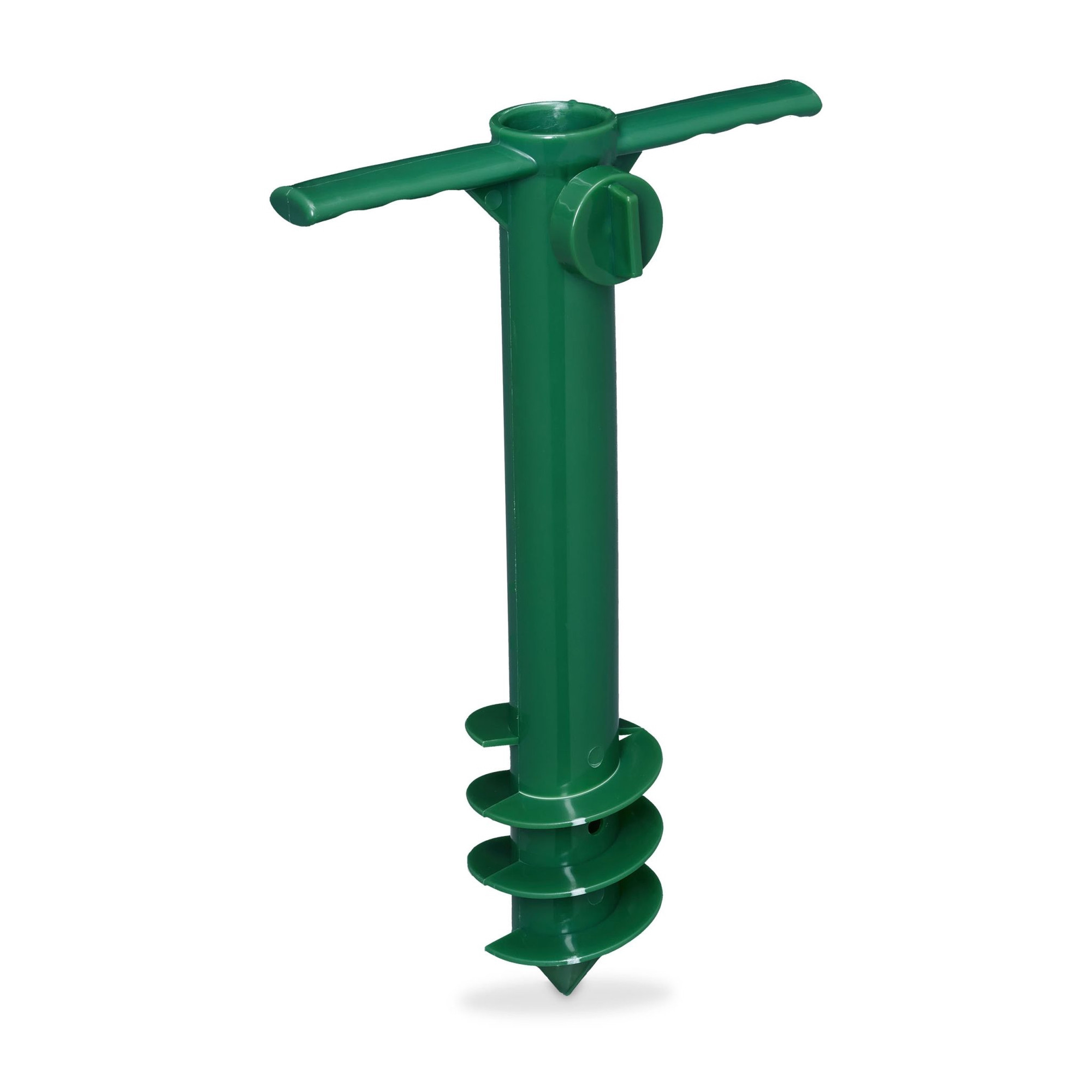Supporto a vite per ombrellone verde