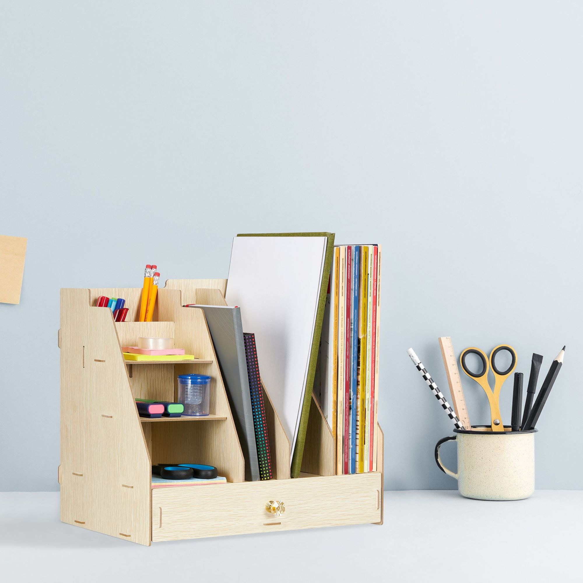 Bureau organizer met compartimenten