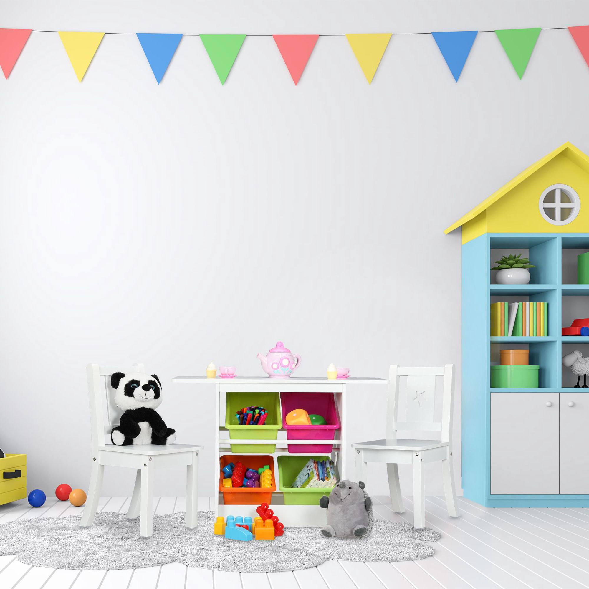Kindermöbelset mit Stauraum