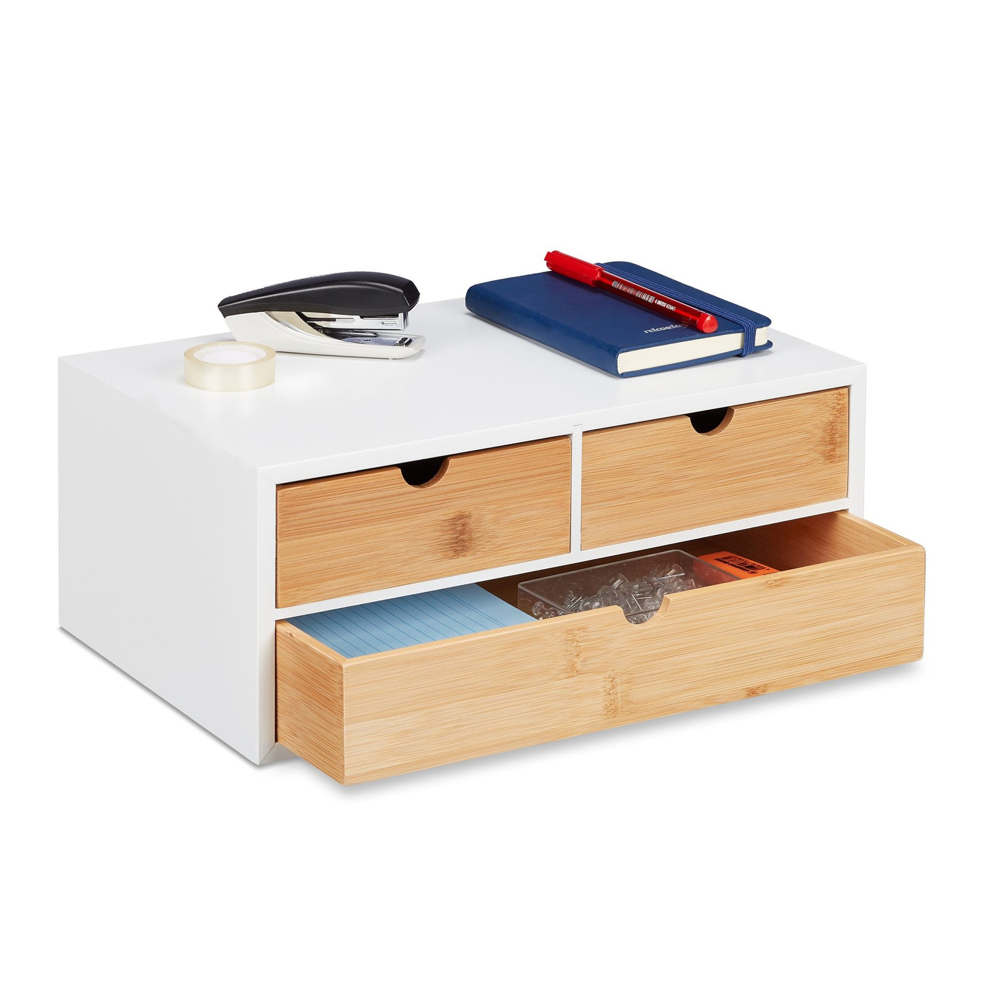 Bureau organizer 3 lades