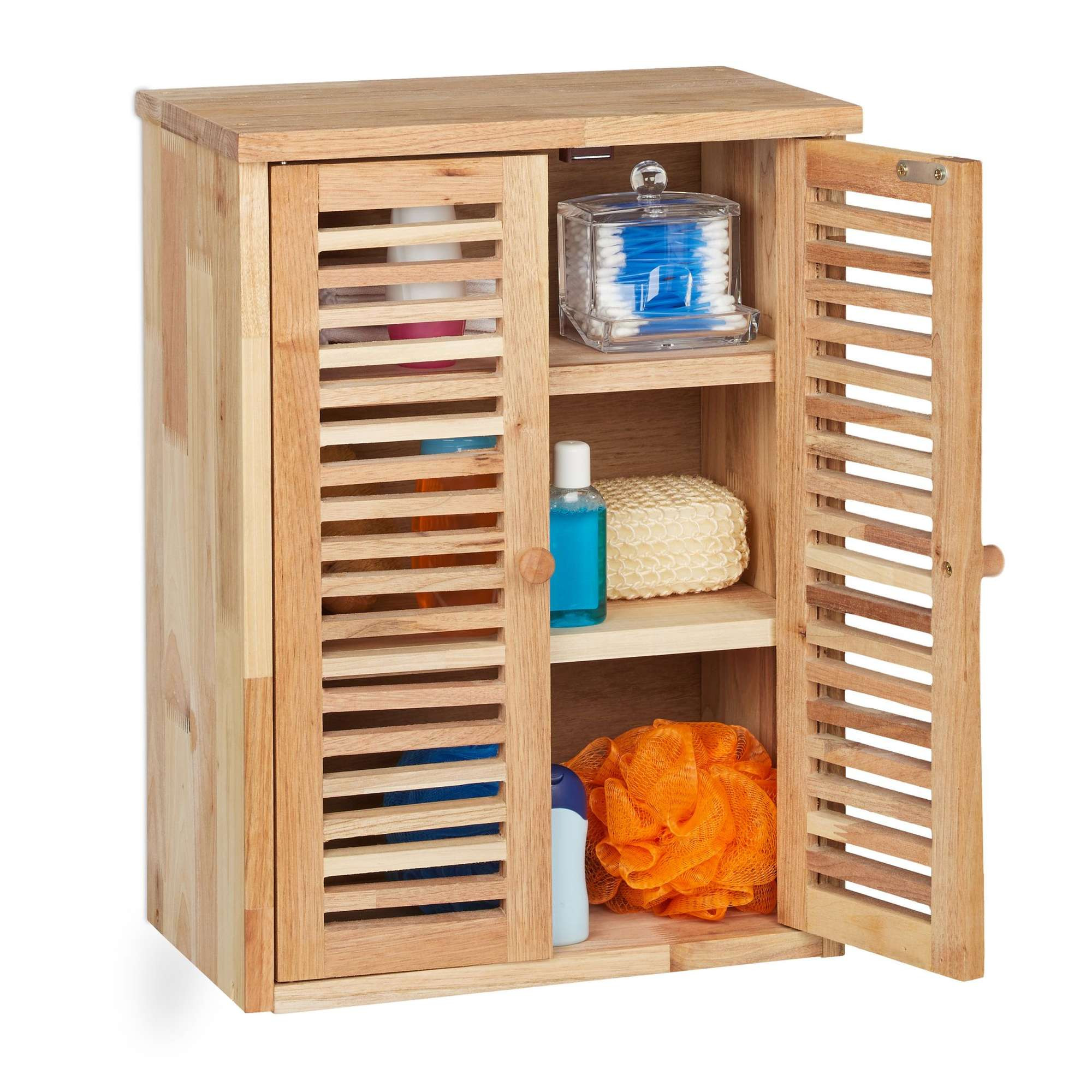 Schmaler Holzschrank