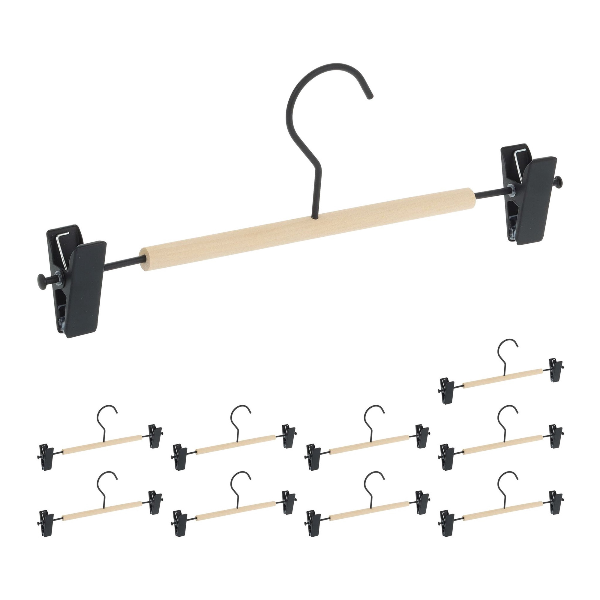 10x Trouser Hanger Set