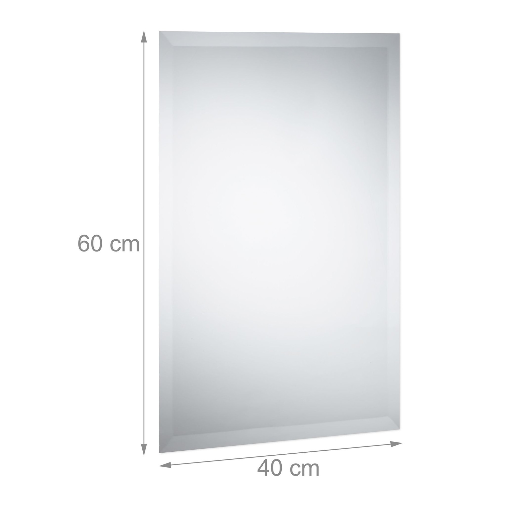 Frameless Mirror 40 x 60 cm