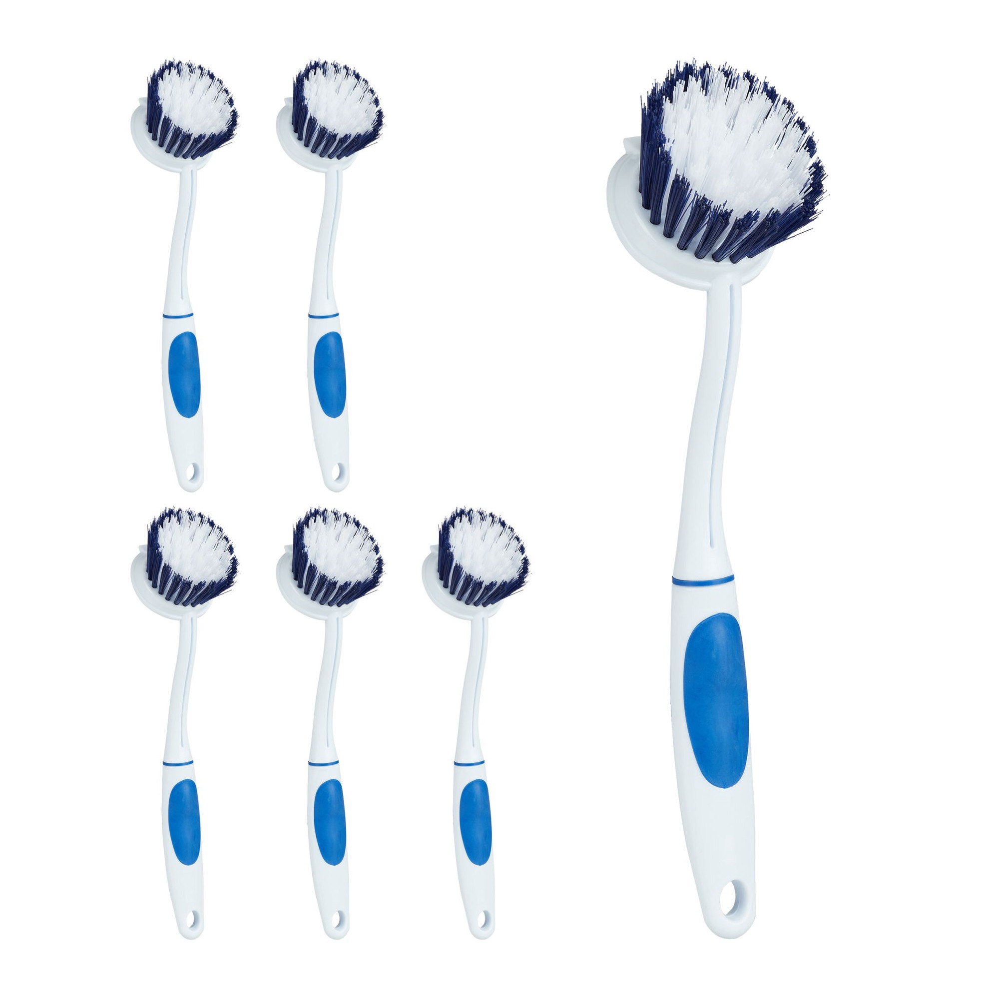 Set van 6 afwasborstels