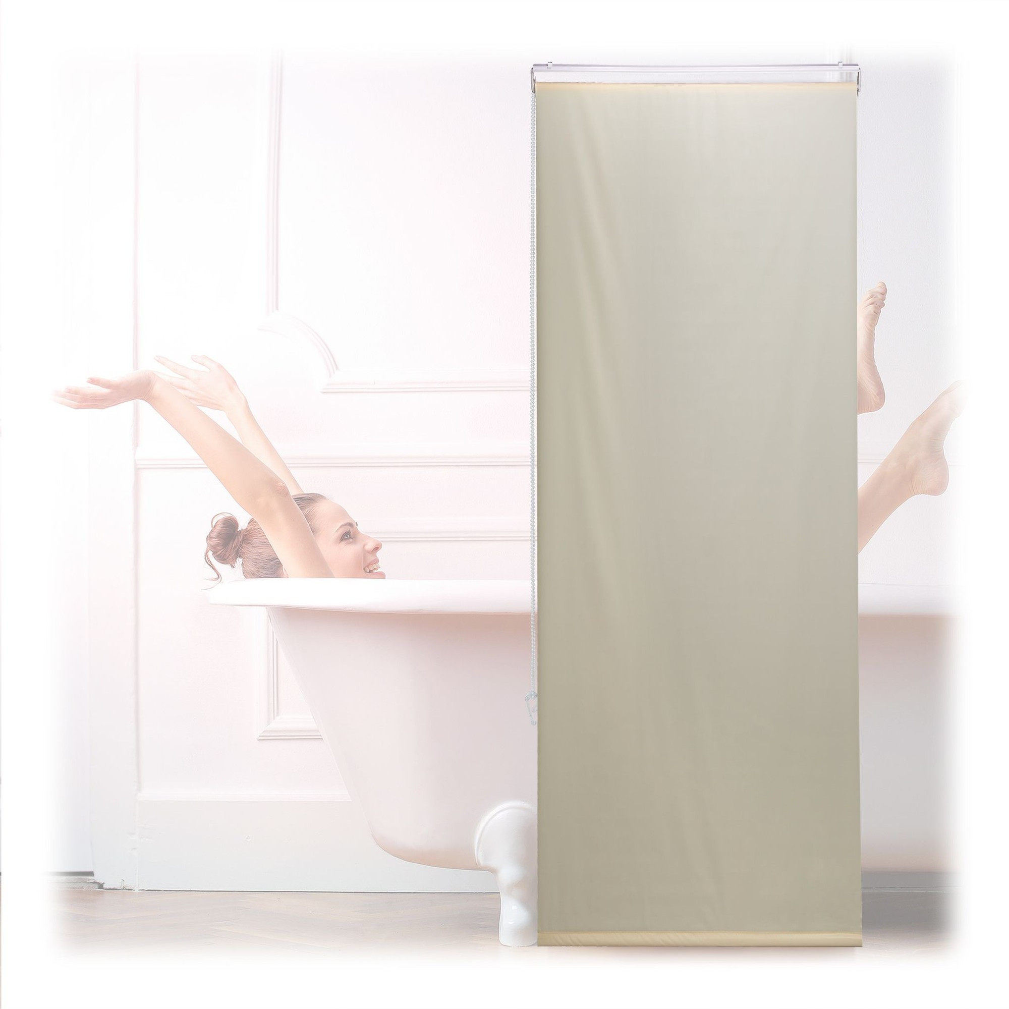 Persiana enrollable para baño