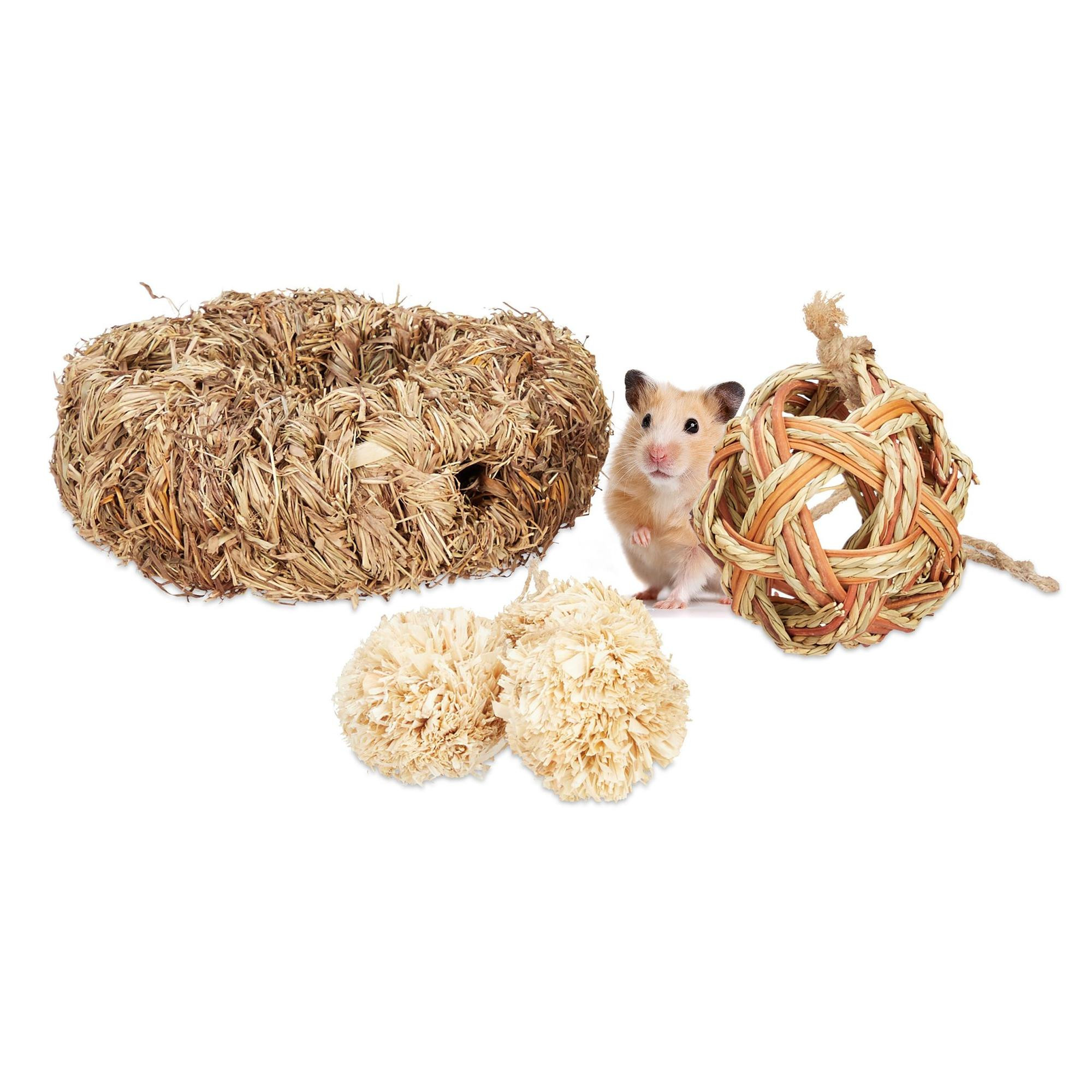Ensemble d'accessoires pour hamster 5 pièces.