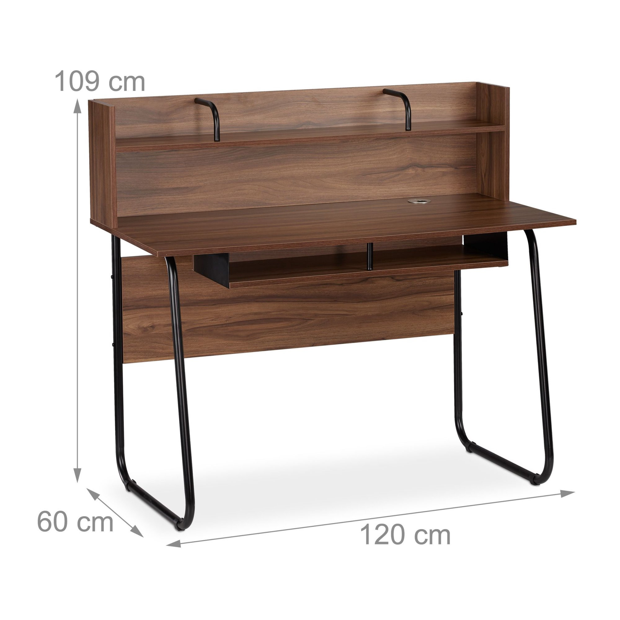 Bureau met planken