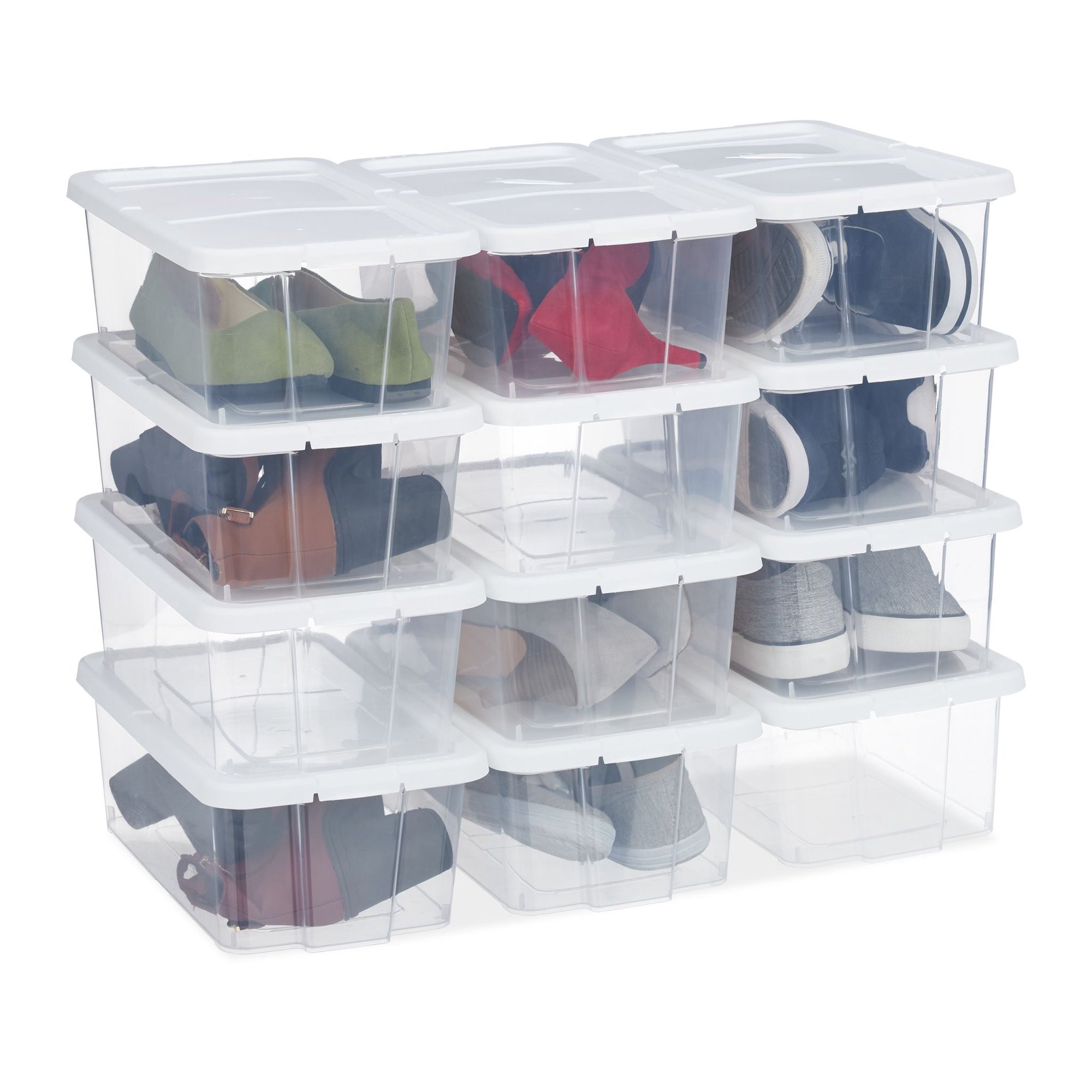 Schoenendozen Plastic Set van 12