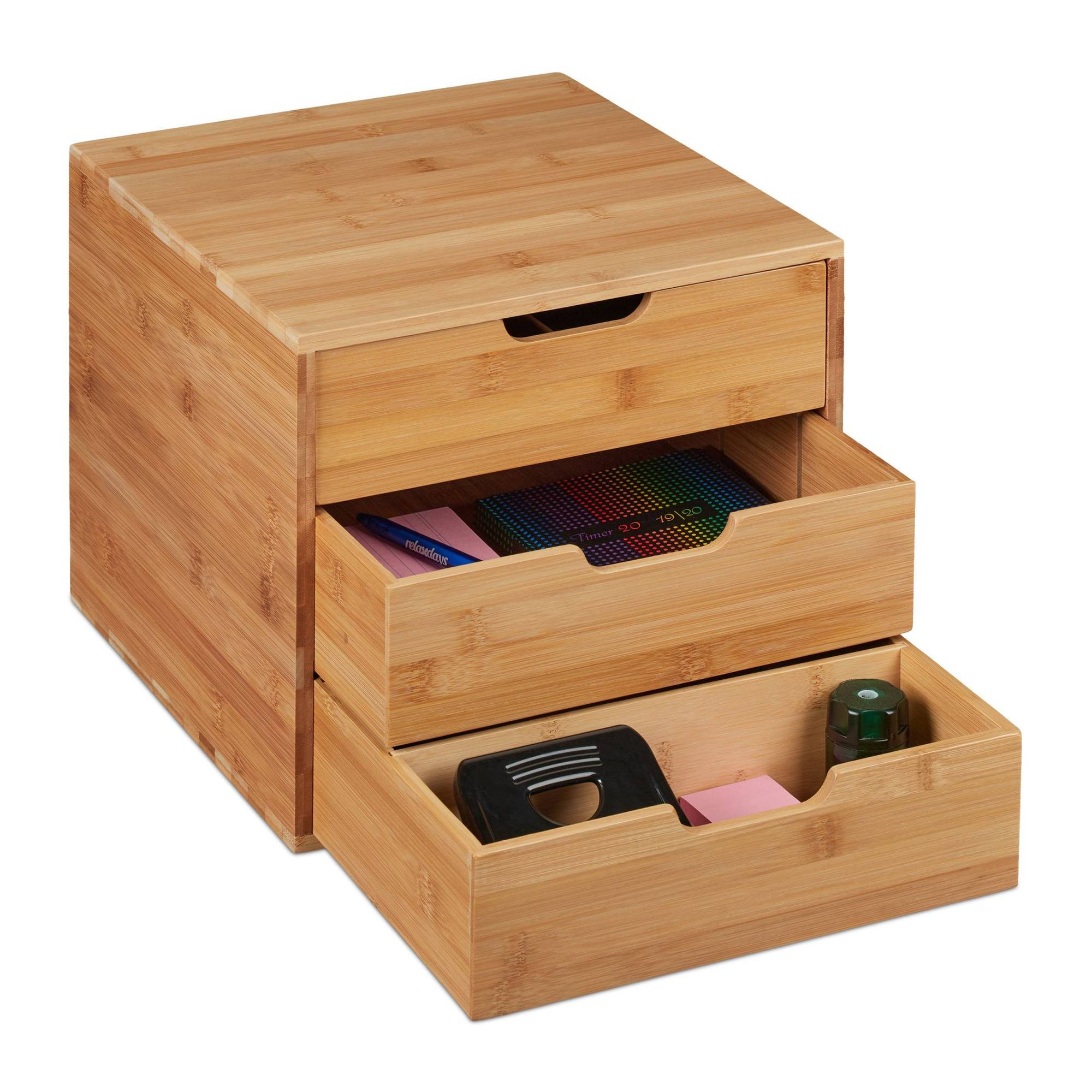 Bureau organizer 3 lades