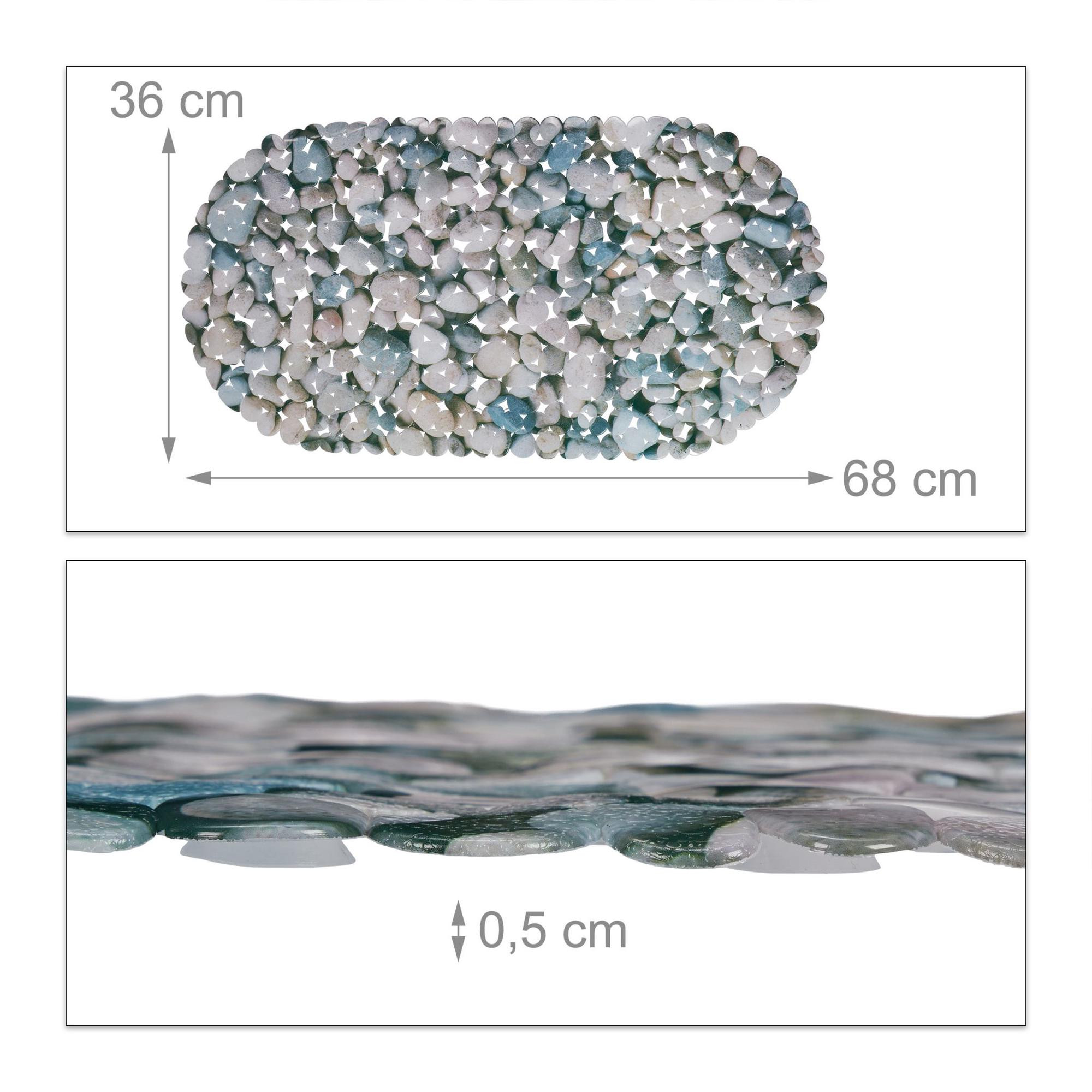 Antislip badmat met stenen design