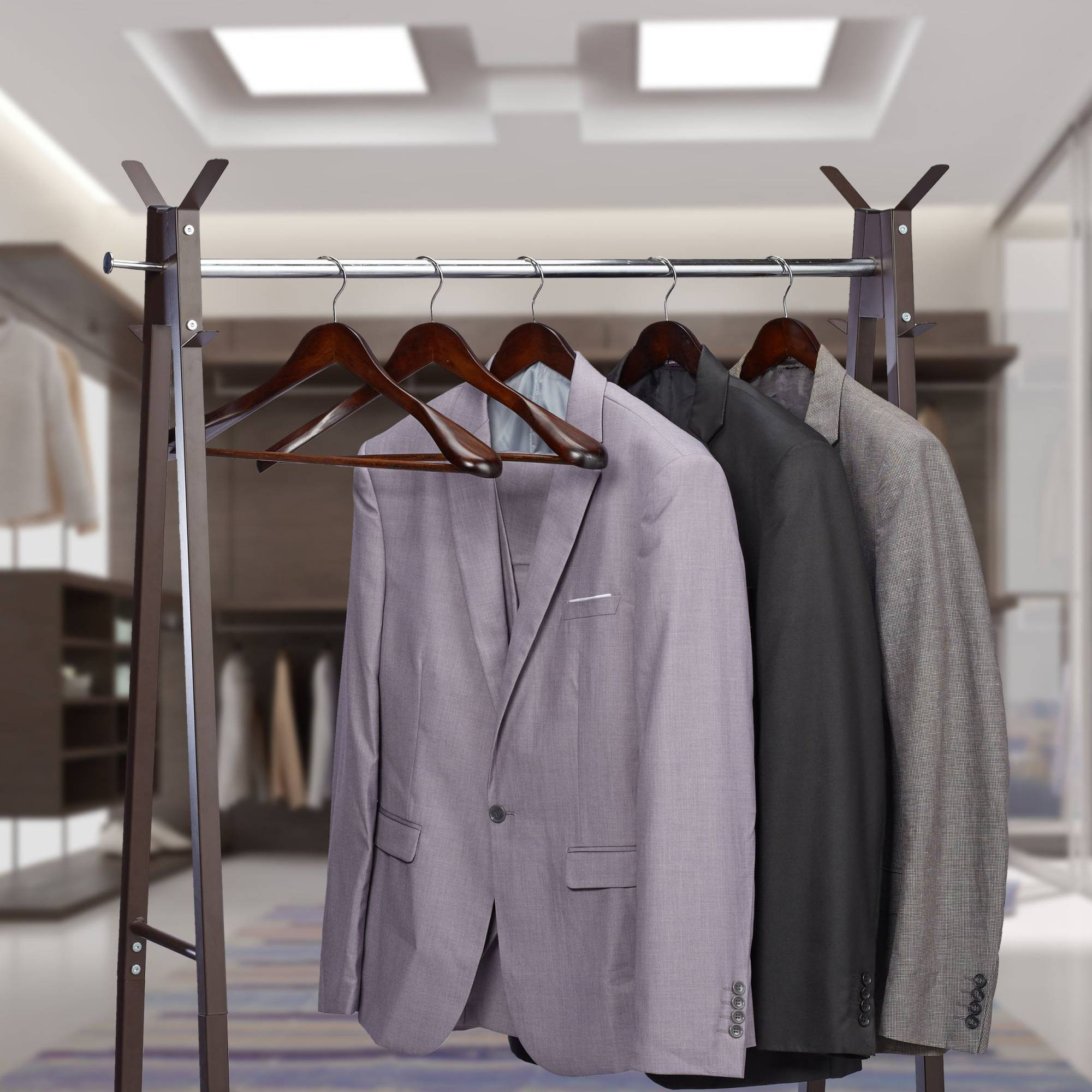 Conjunto de 5 cabides para ternos