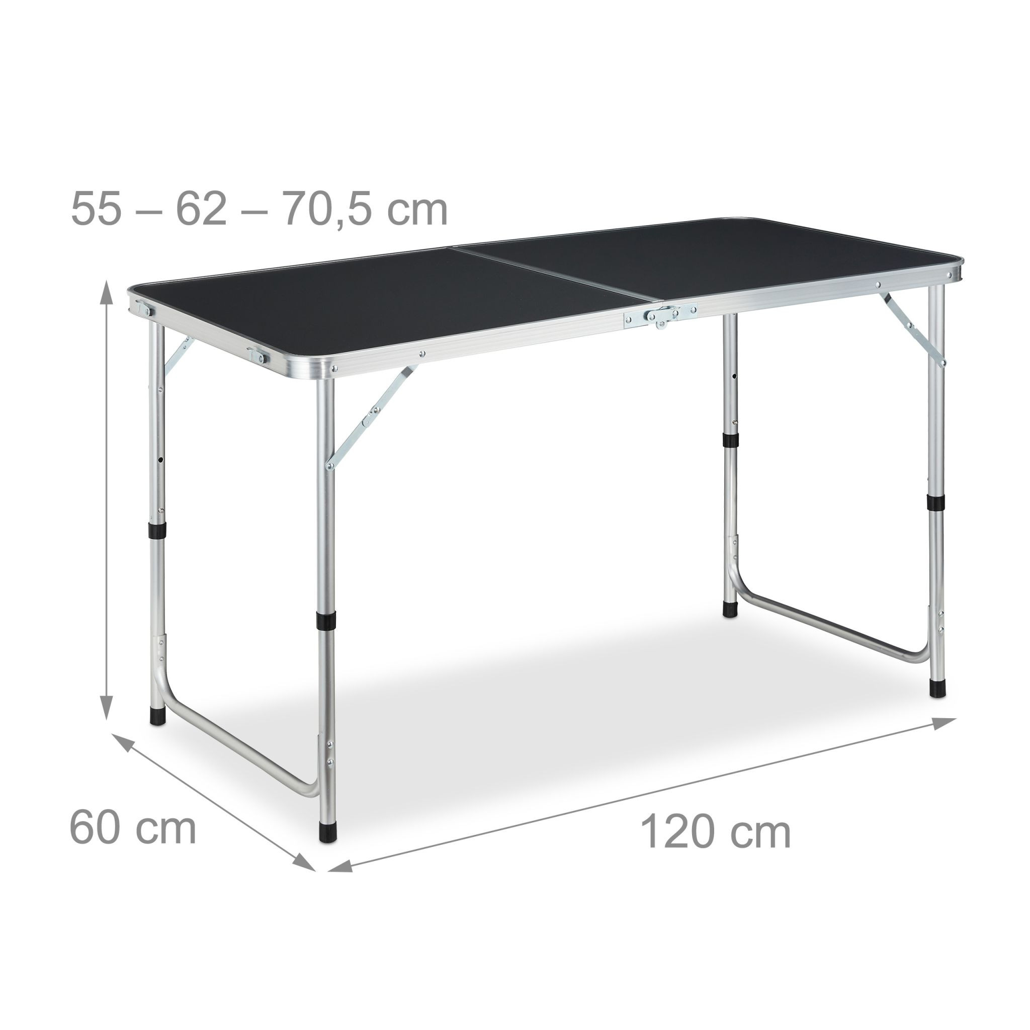 Table de camping pliable