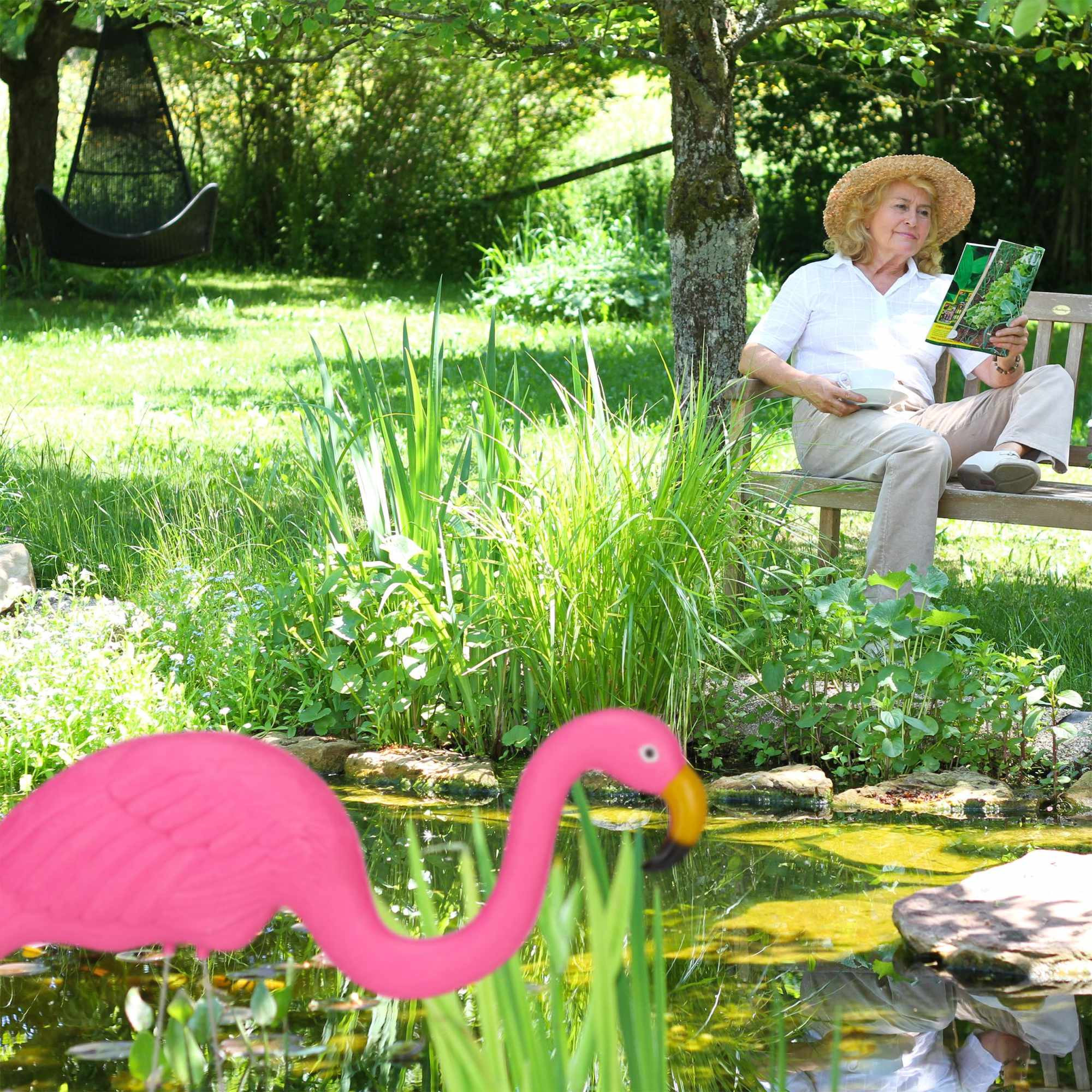 Flamingo-Ornament, 2er-Set