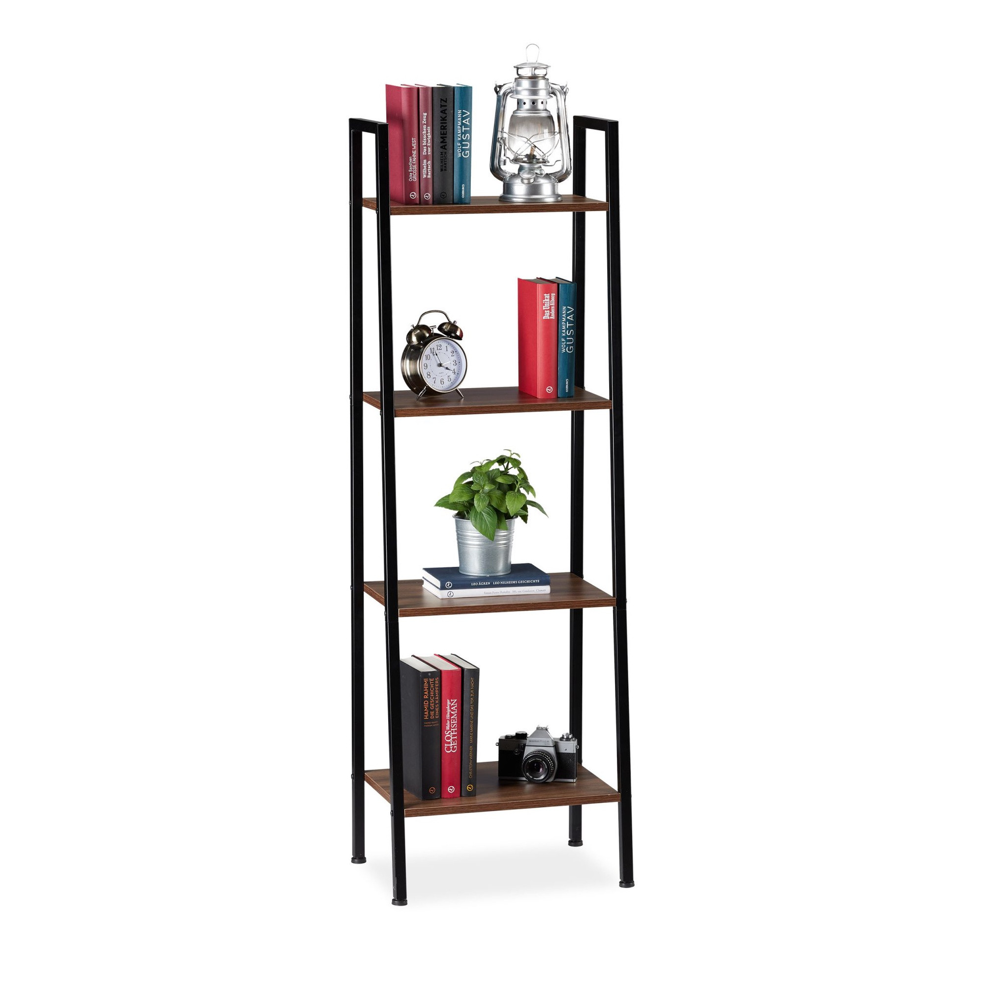 Librería con 4 estantes