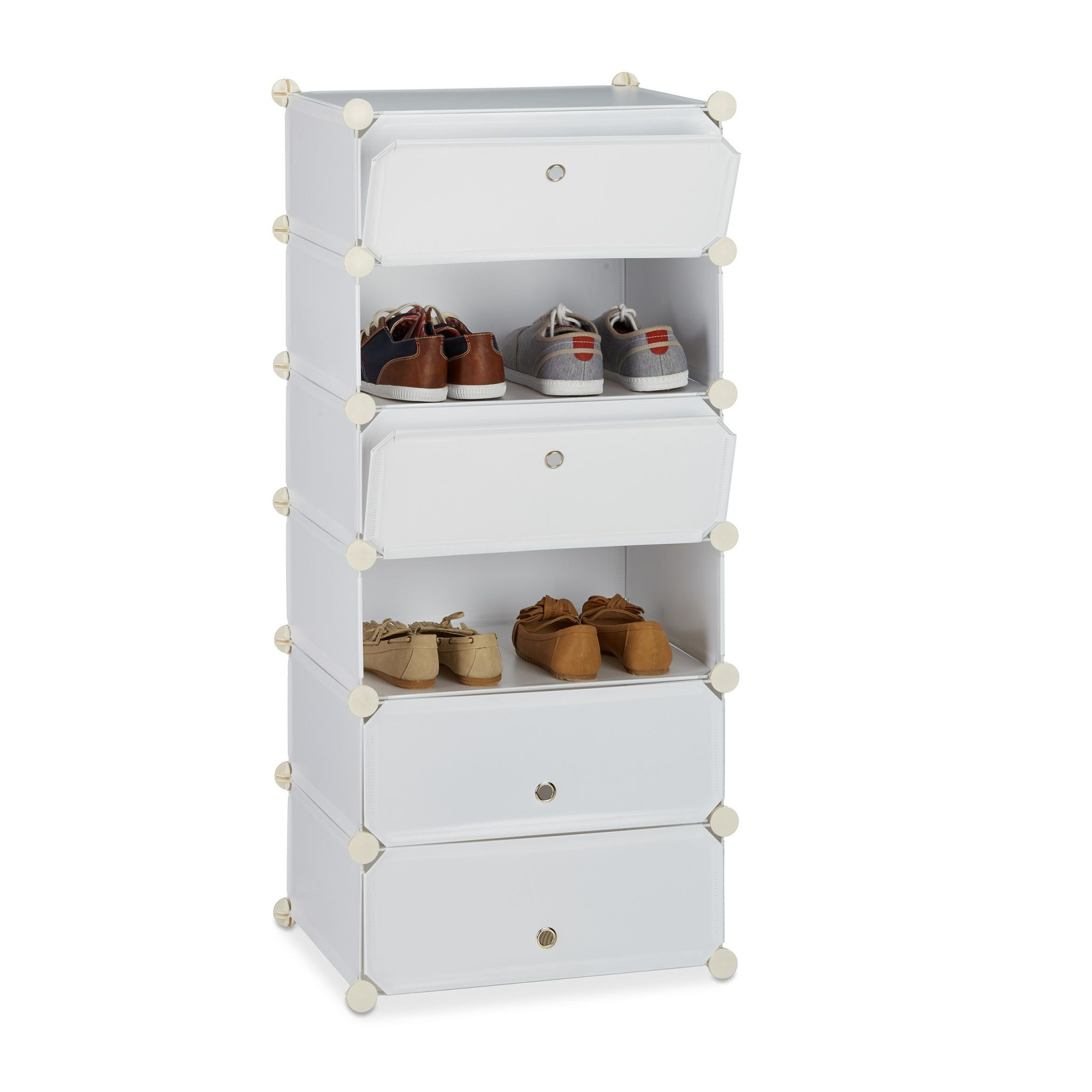 Armoire à chaussures à 6 compartiments