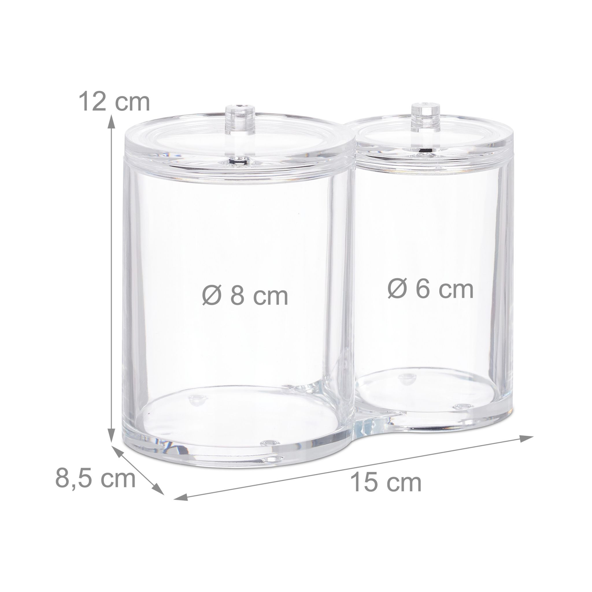 Acrylic Double Organiser
