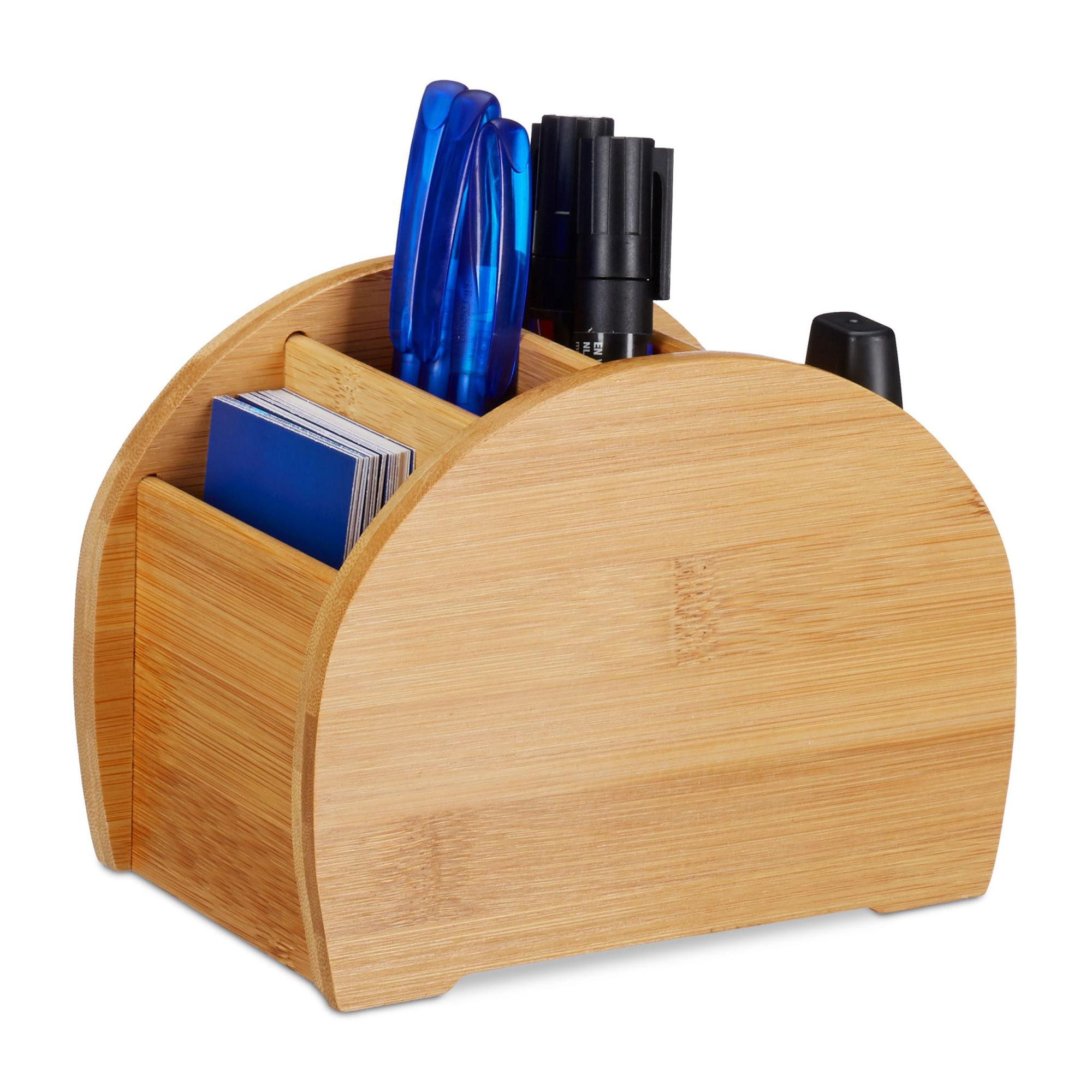 Bambus-Stifte-Organizer