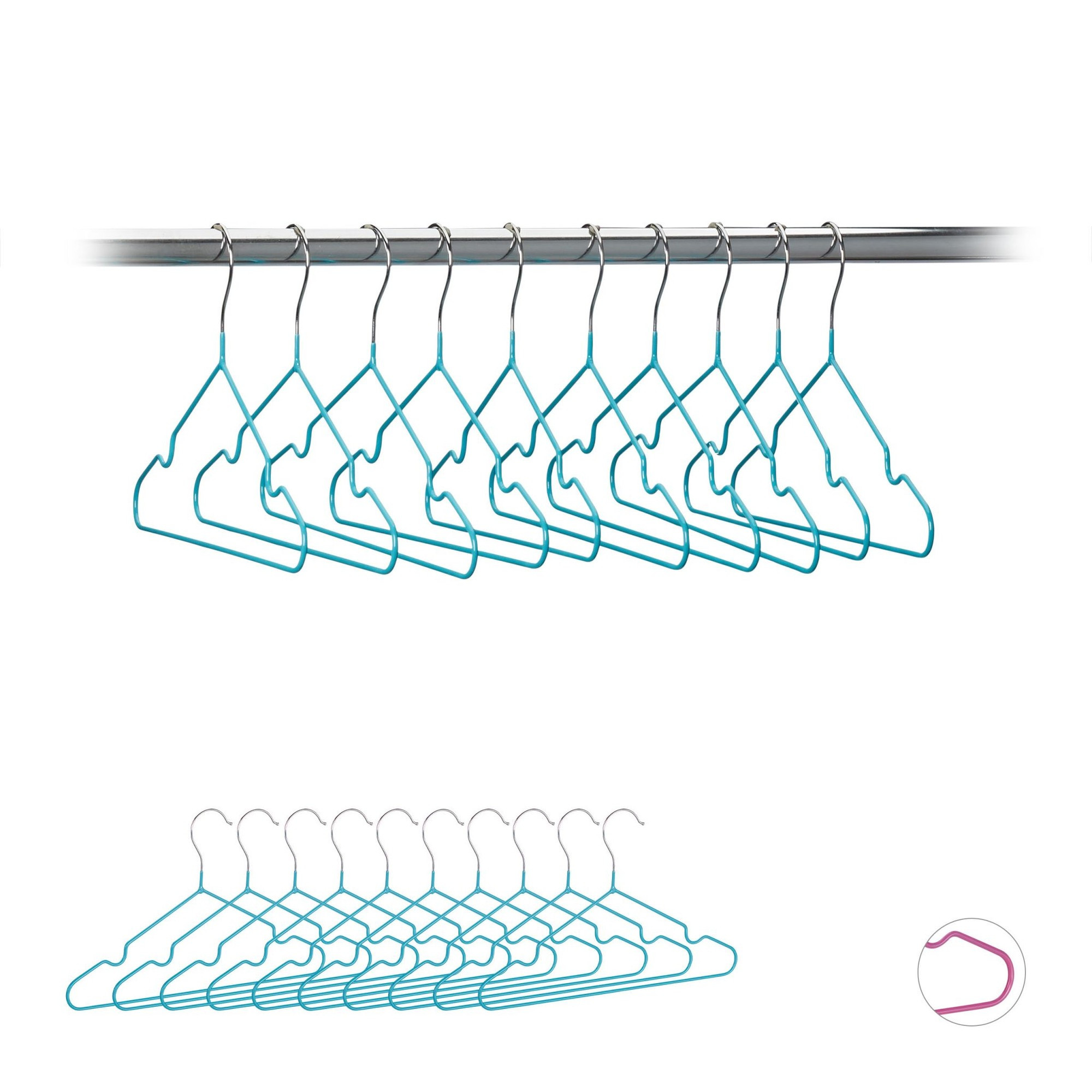 Conjunto de 20 cabides infantis