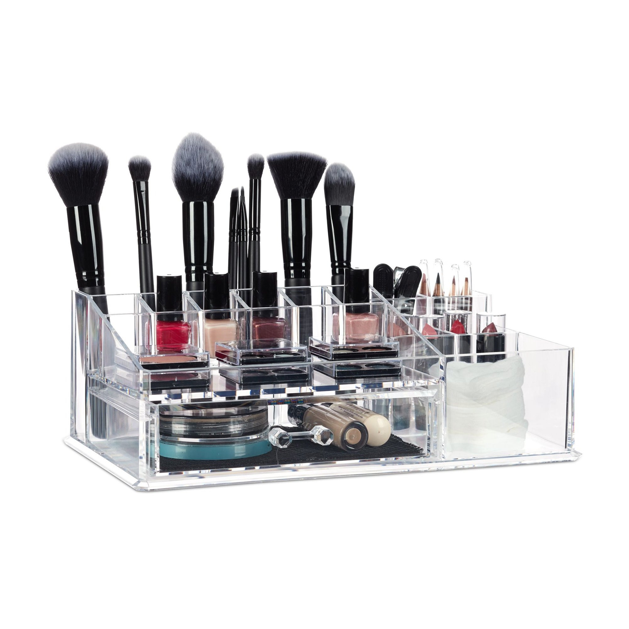 Make-up organizer met 16 compartimenten