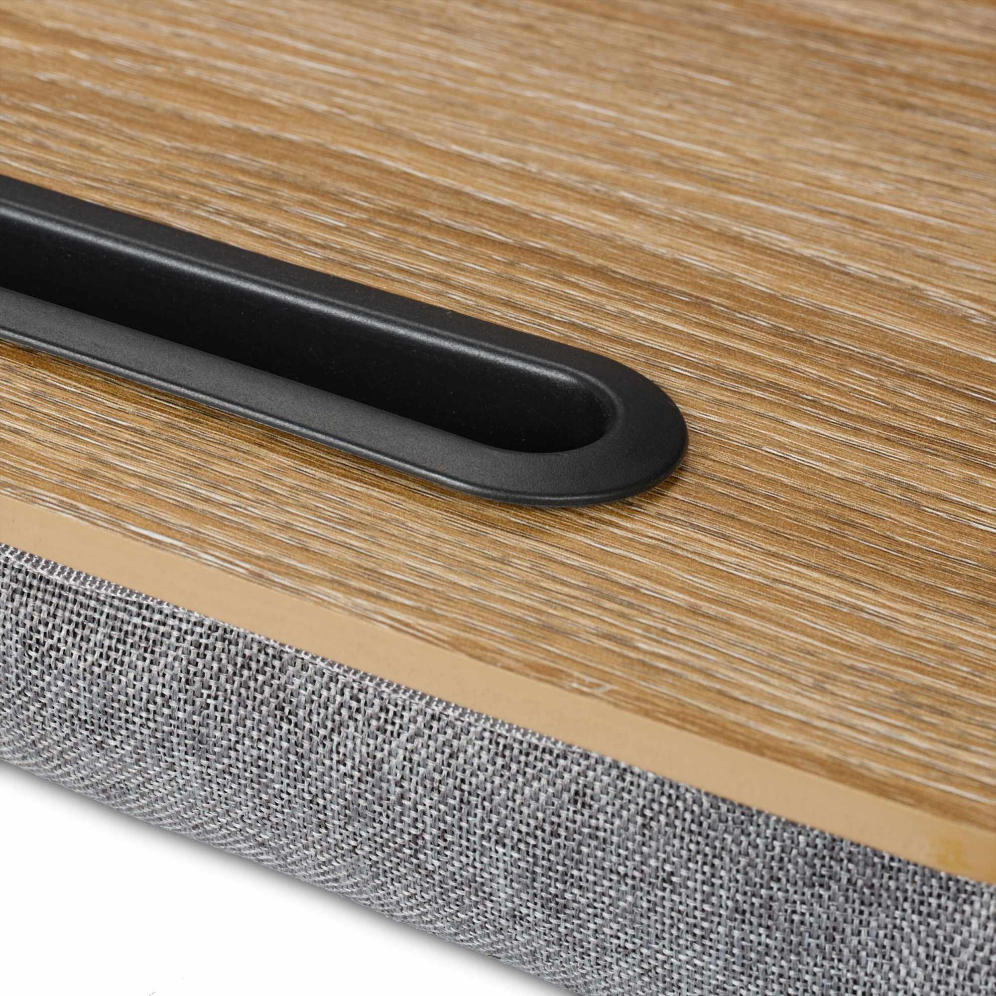 Almofada para laptop com suporte para celular