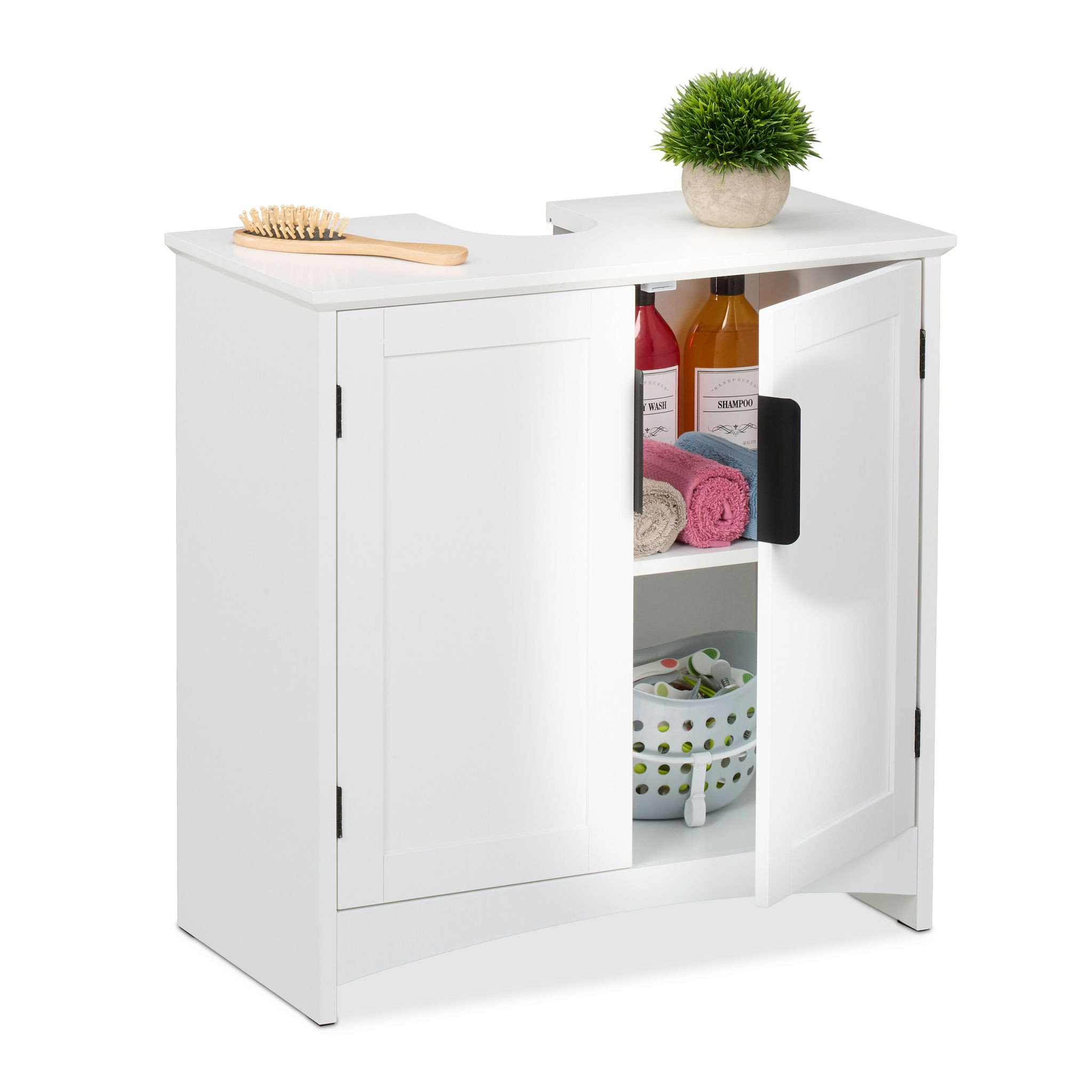 Mueble lavabo con puertas