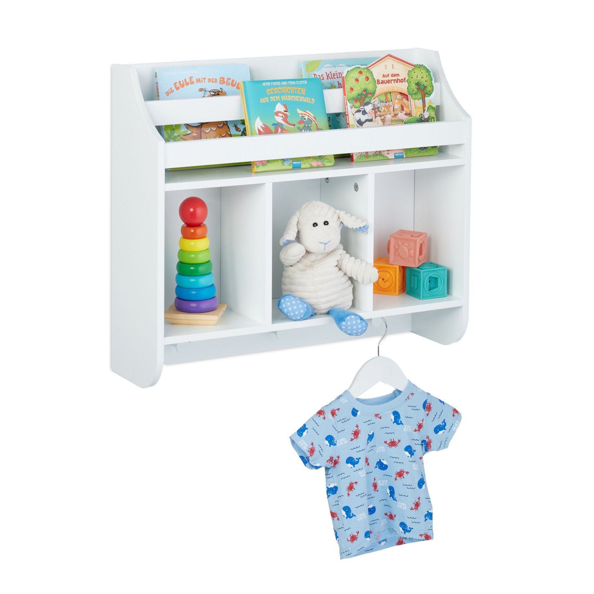 Scaffale per bambini con 5 scomparti