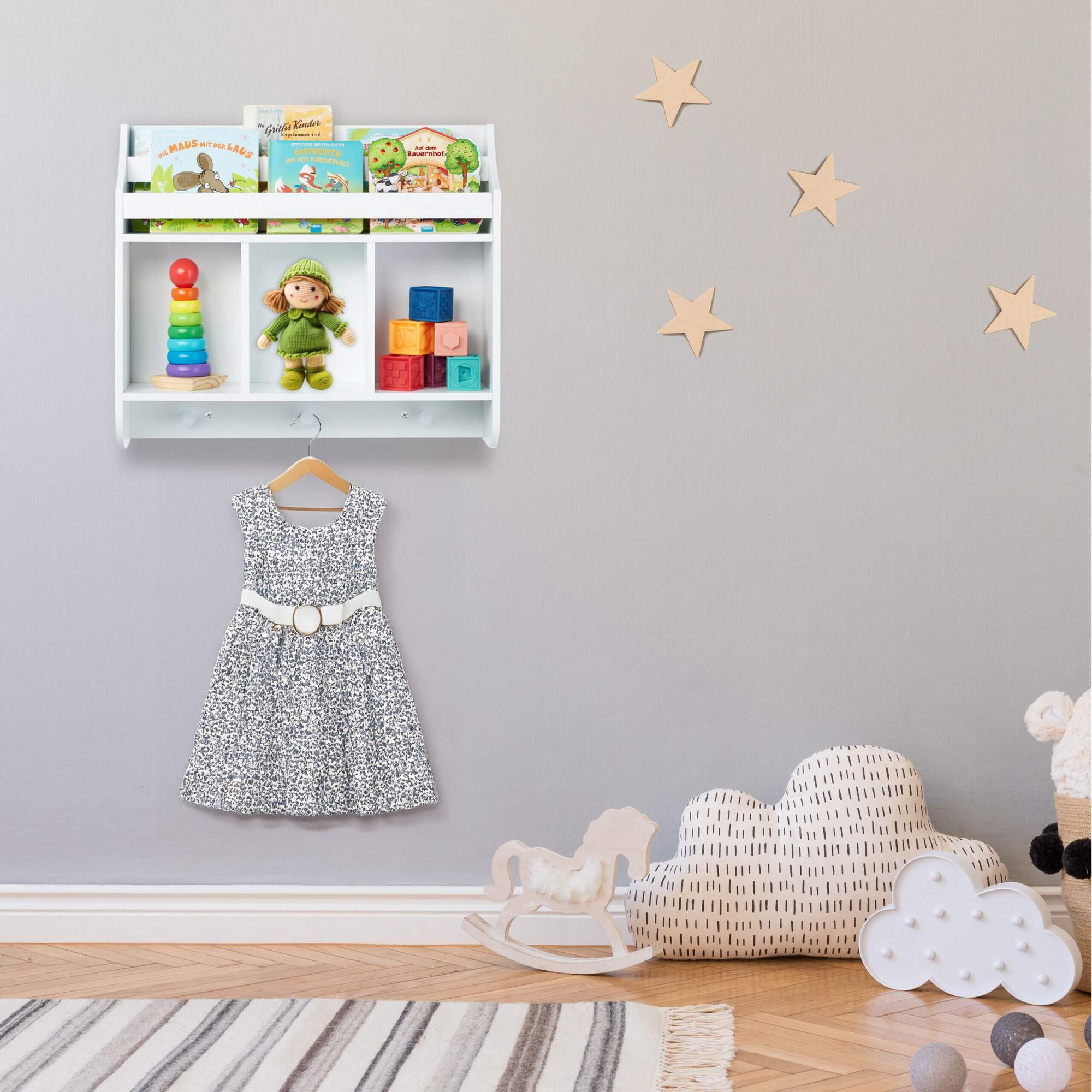 Kinderregal mit 5 Fächern