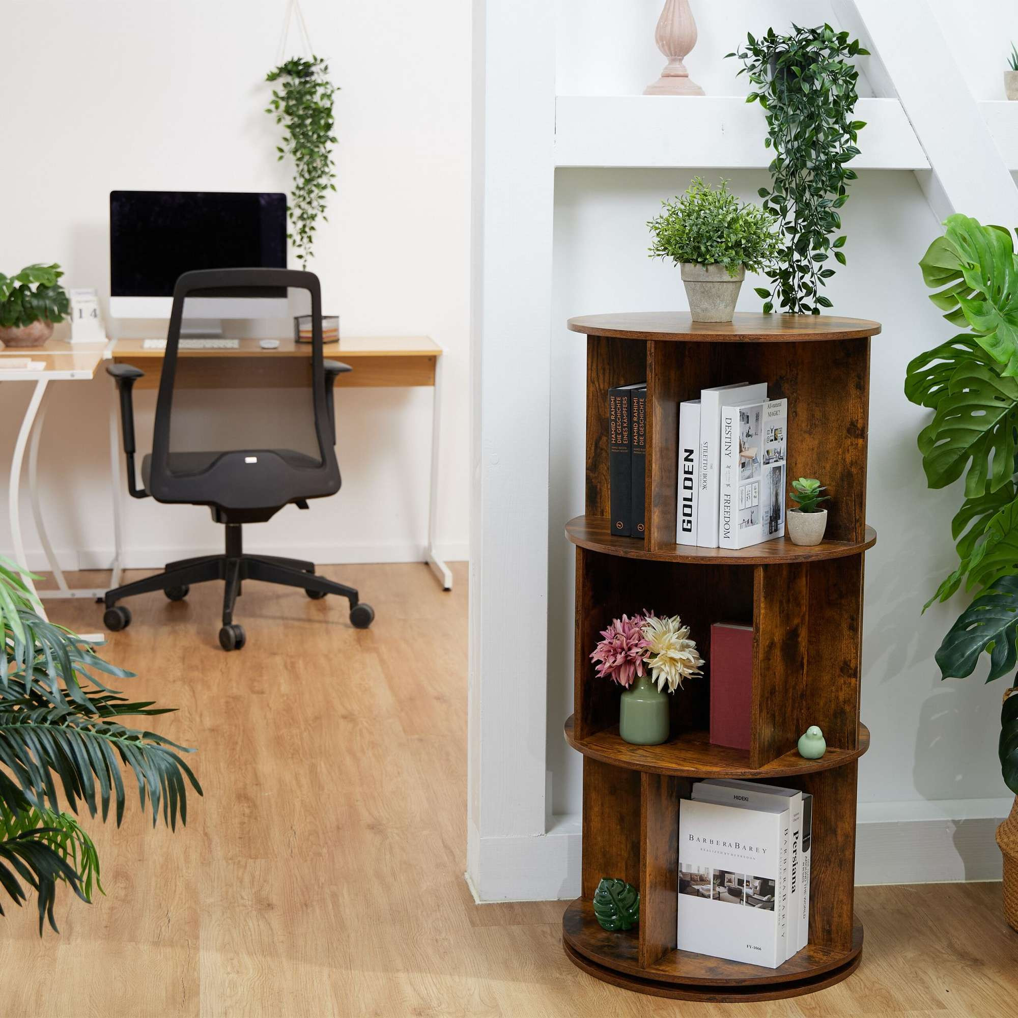 Rotierender Bücherturm