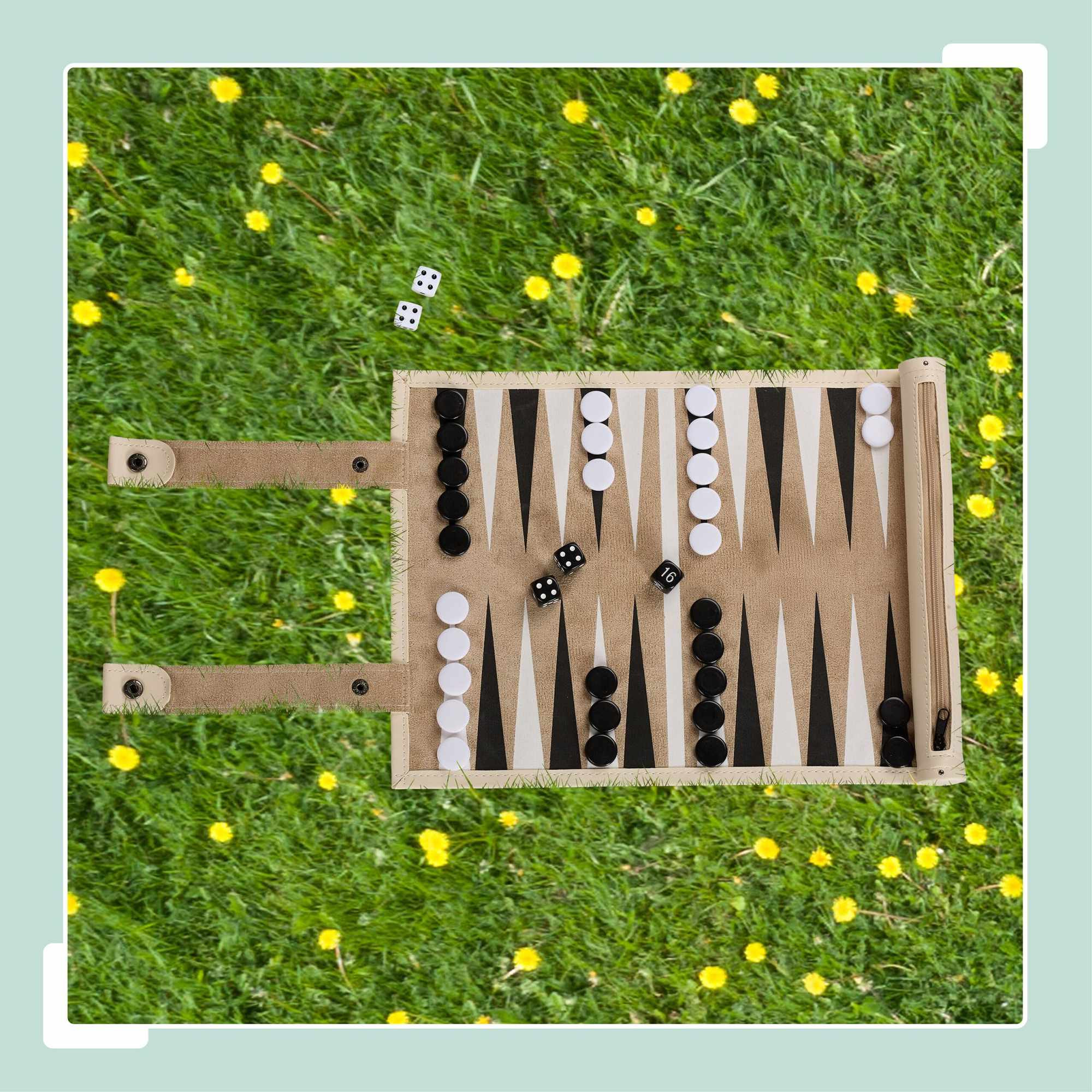 Backgammon om te scrollen