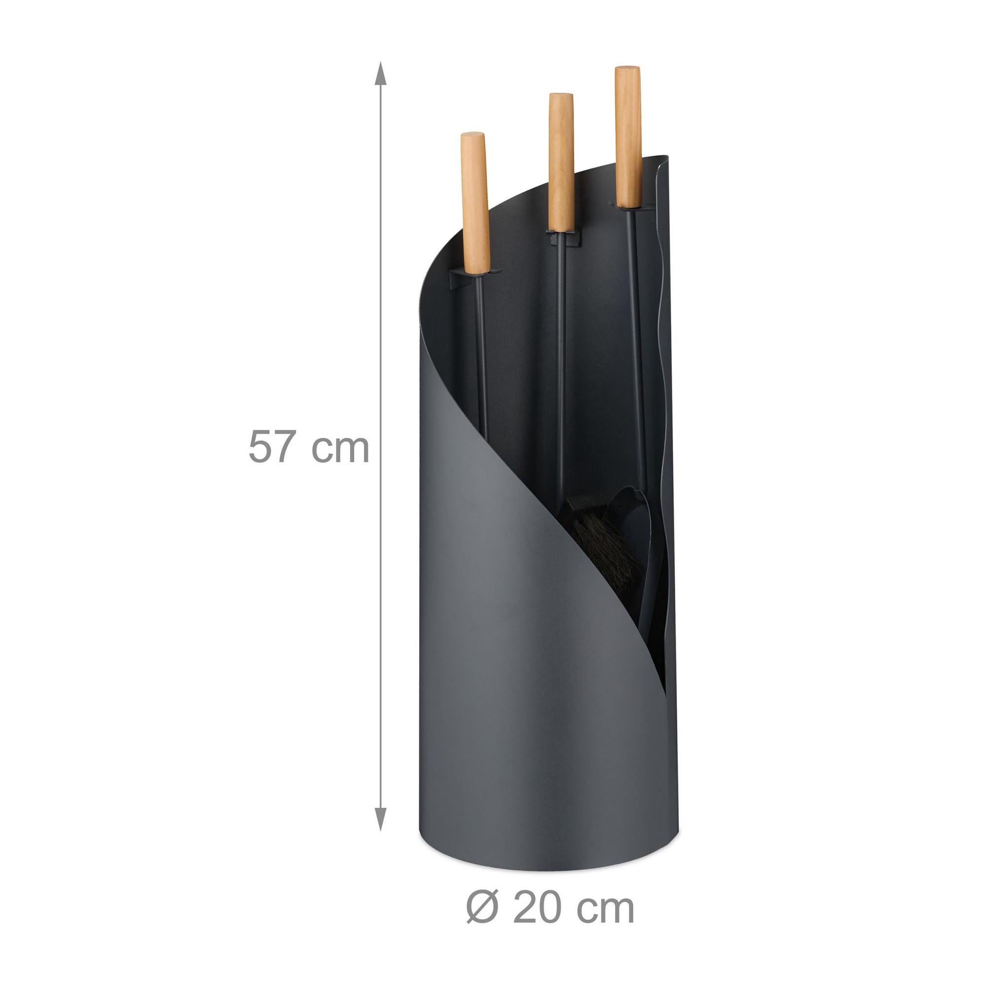 Ensemble de poêles 4 pièces avec support