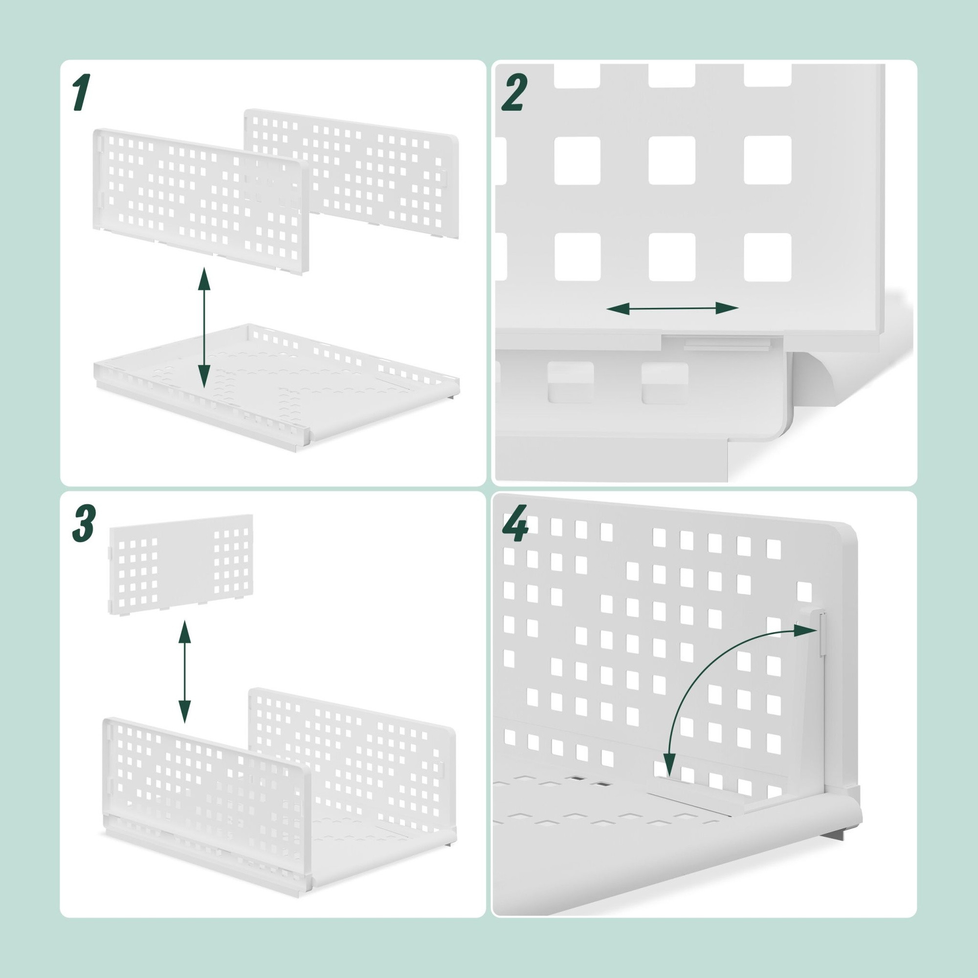 Schrank-Organizer 3er-Pack