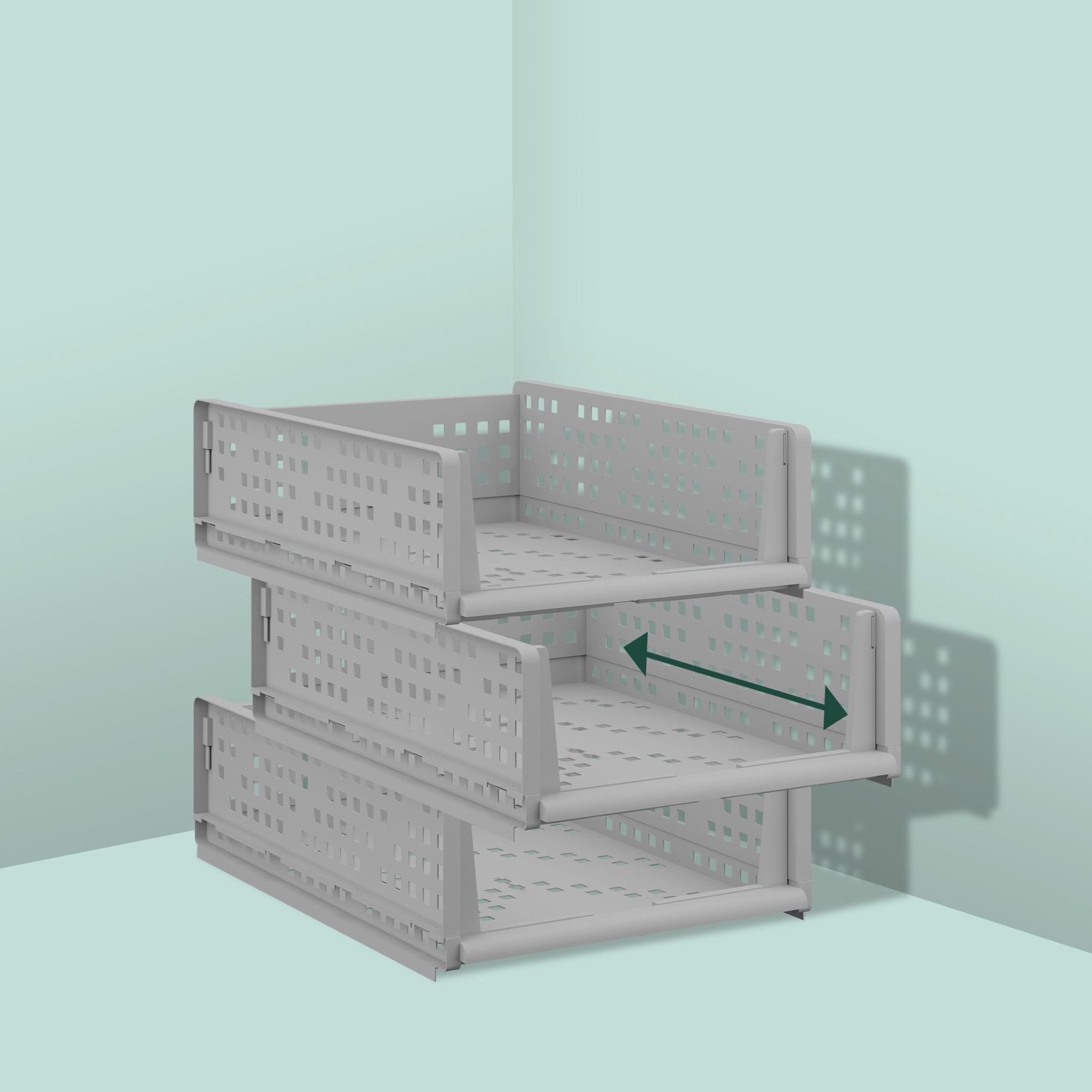 Schrank-Organizer 3er-Pack