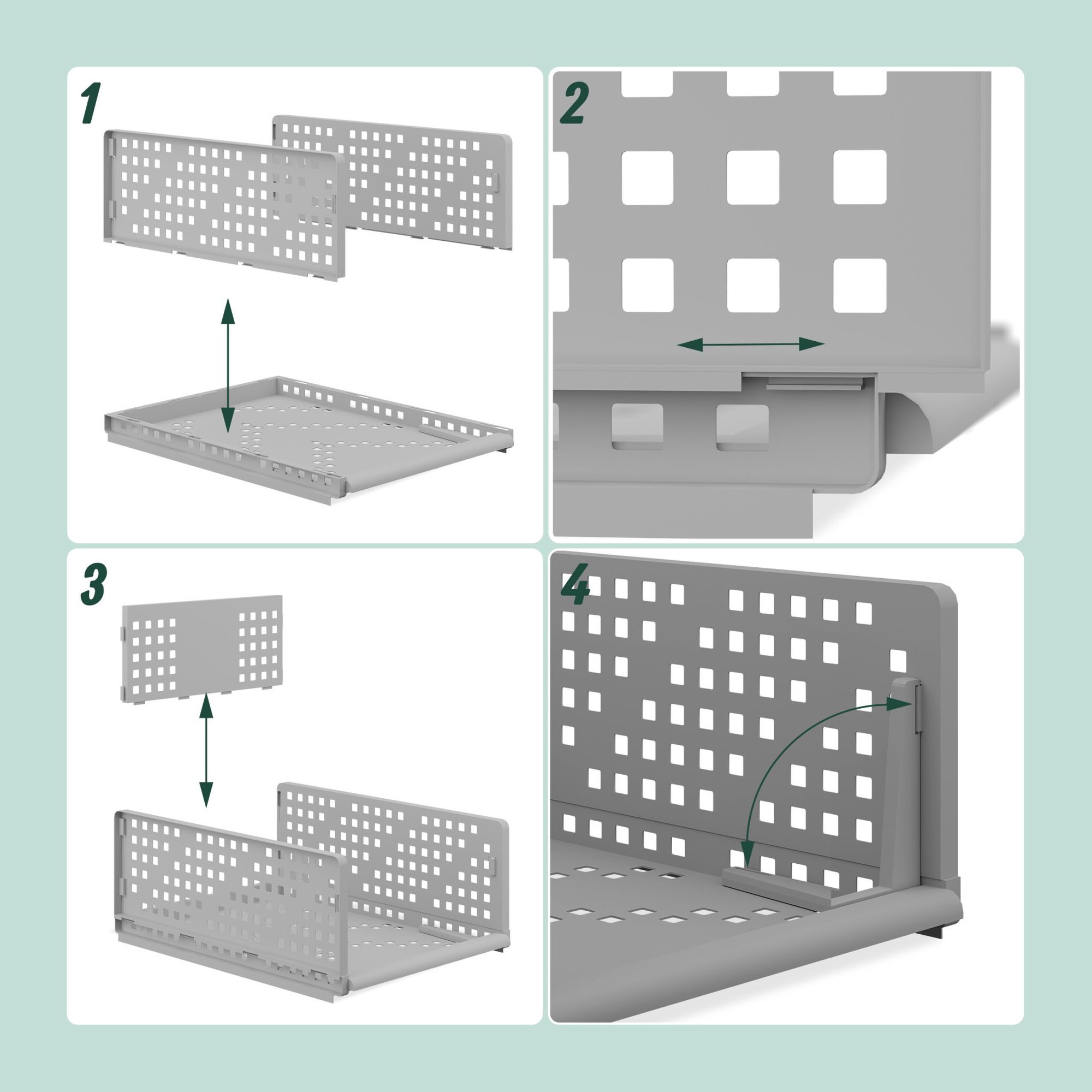 Kastorganizer 3-pack