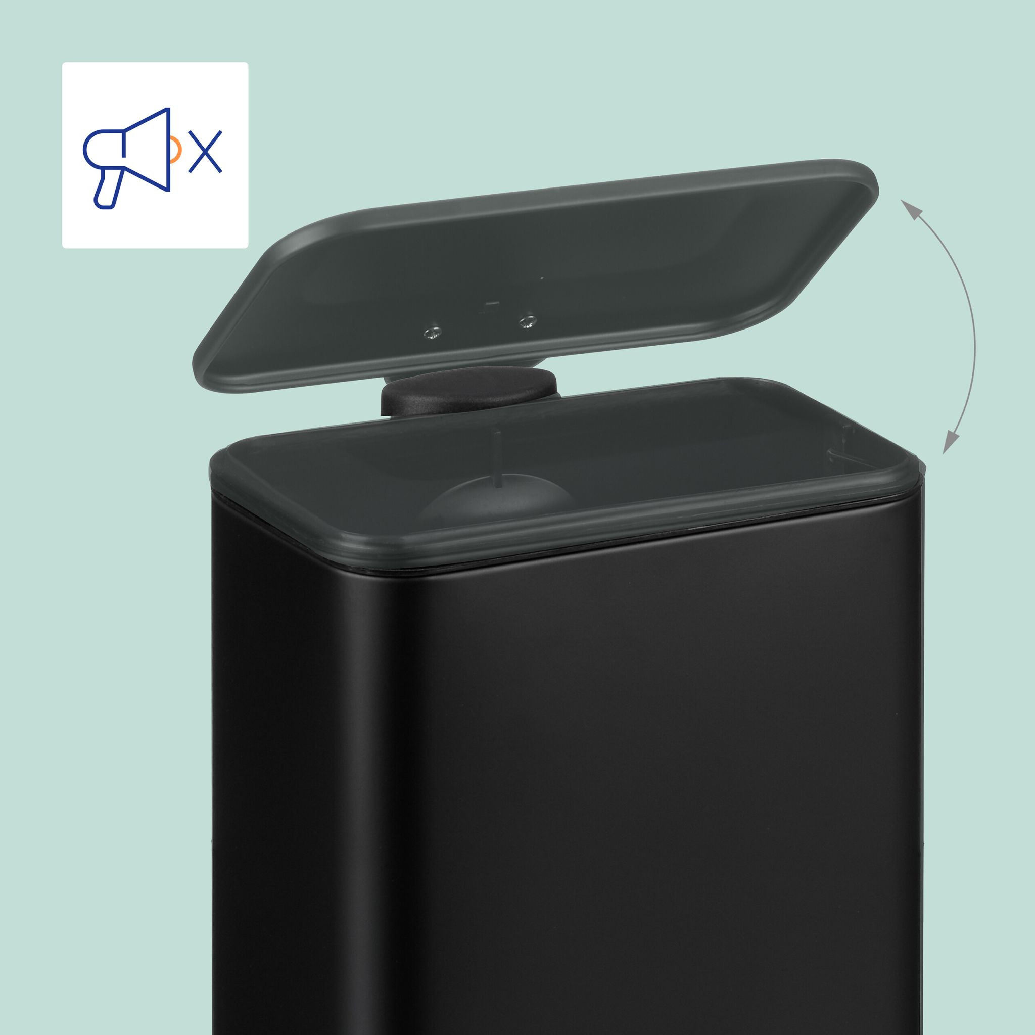 Badezimmerabfallbehälter 5 l Softclose