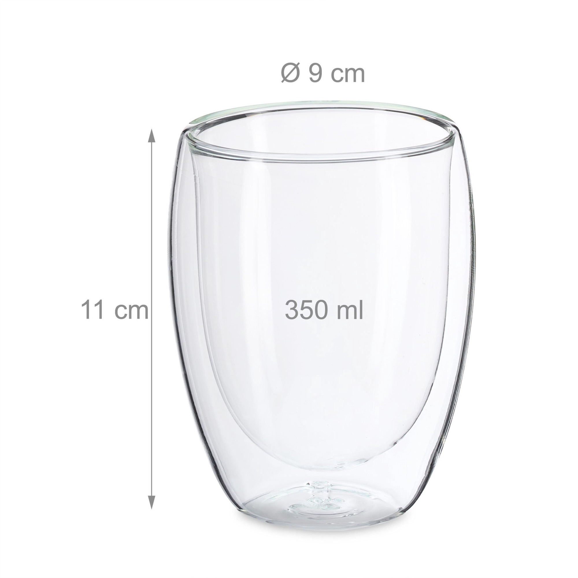 Latte macchiato glas 350 ml