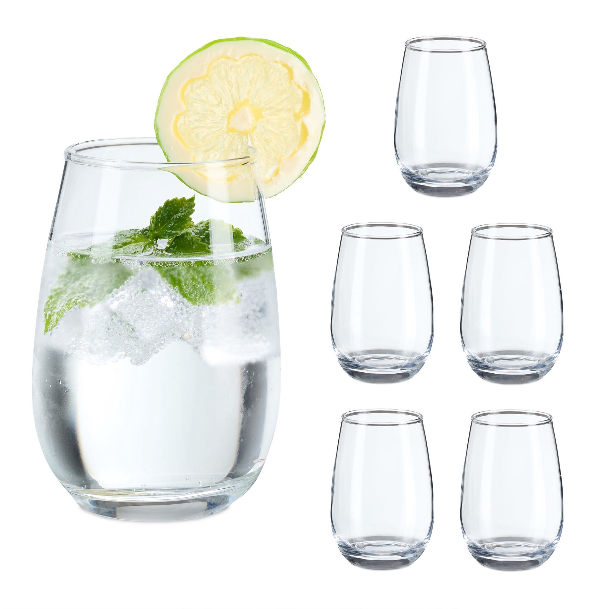 Verre à boire, pack de 6
