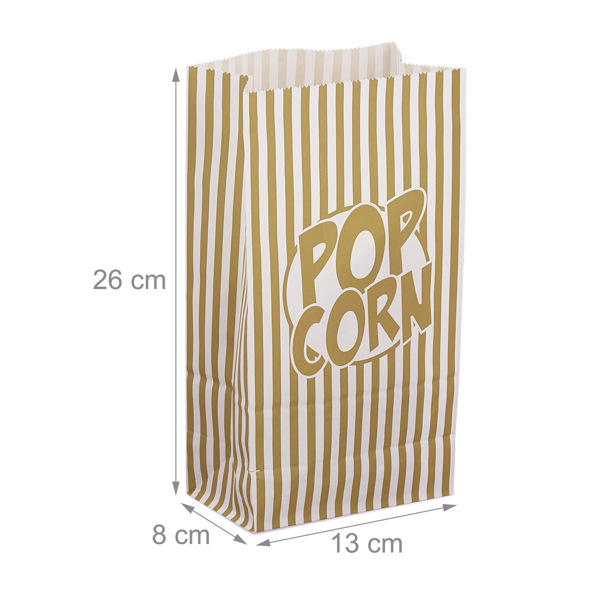 Retro popcornhoorn 144-pack