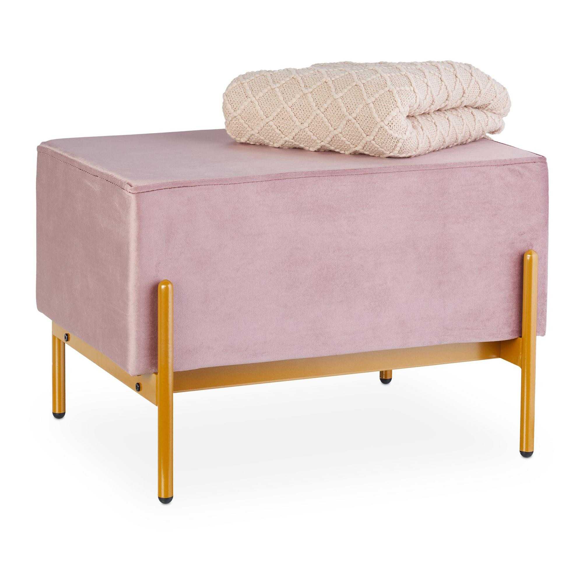 Banc en velours
