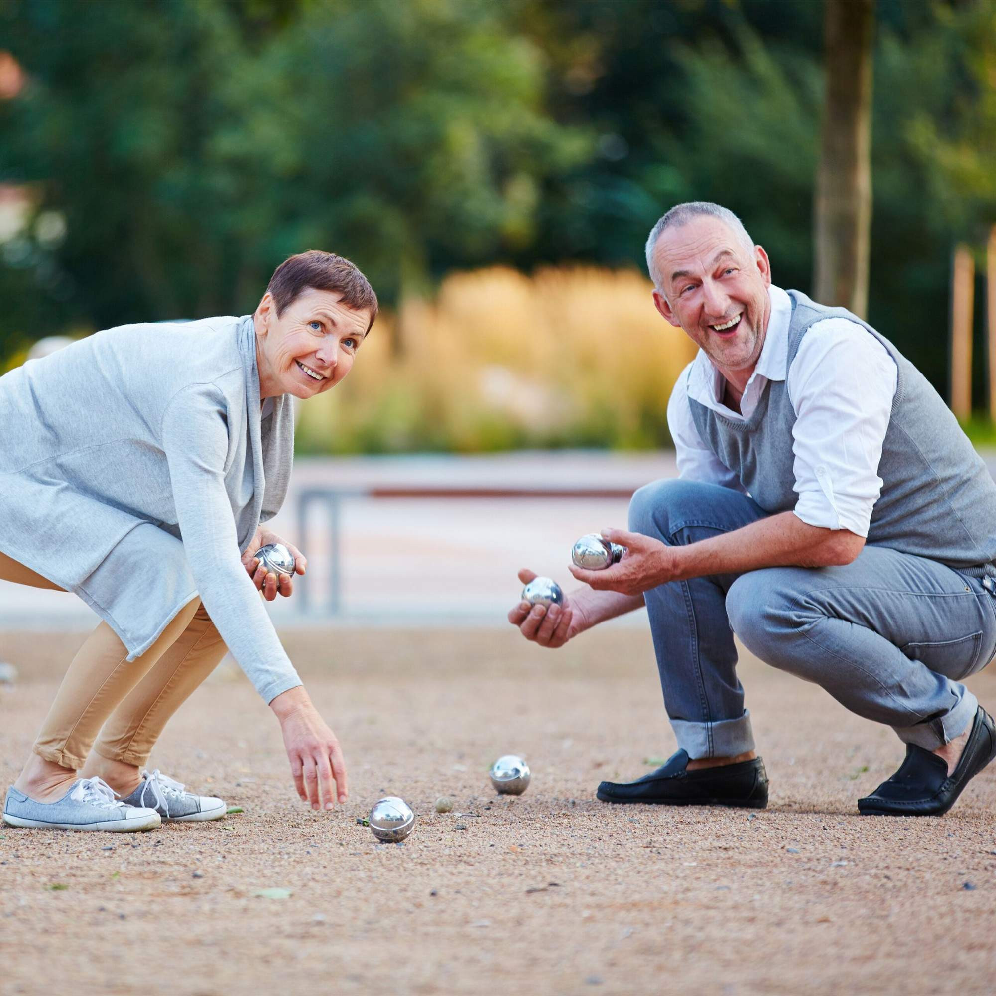 ensemble de 6 boules de pétanque