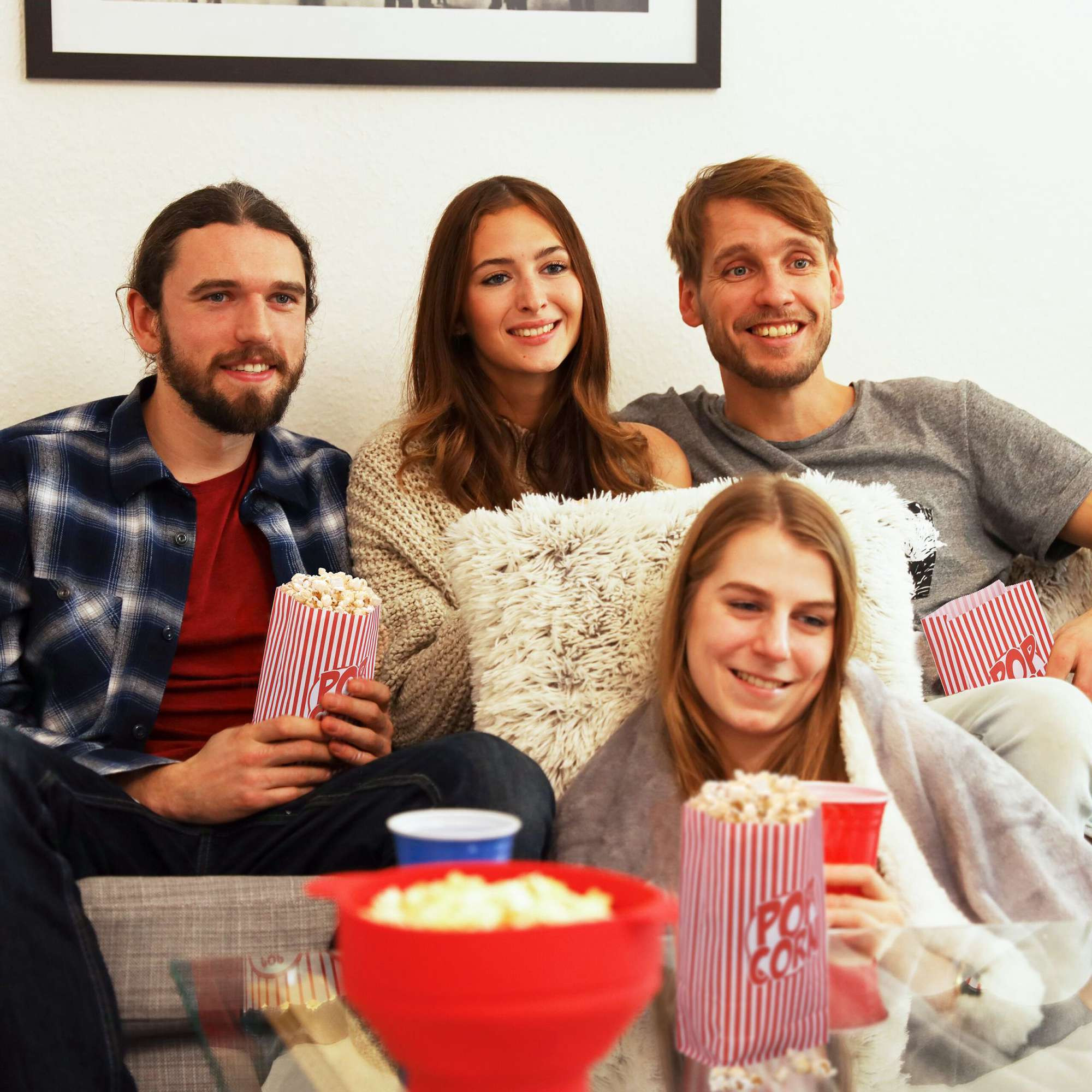 Sacchetti per popcorn retrò 240 pezzi