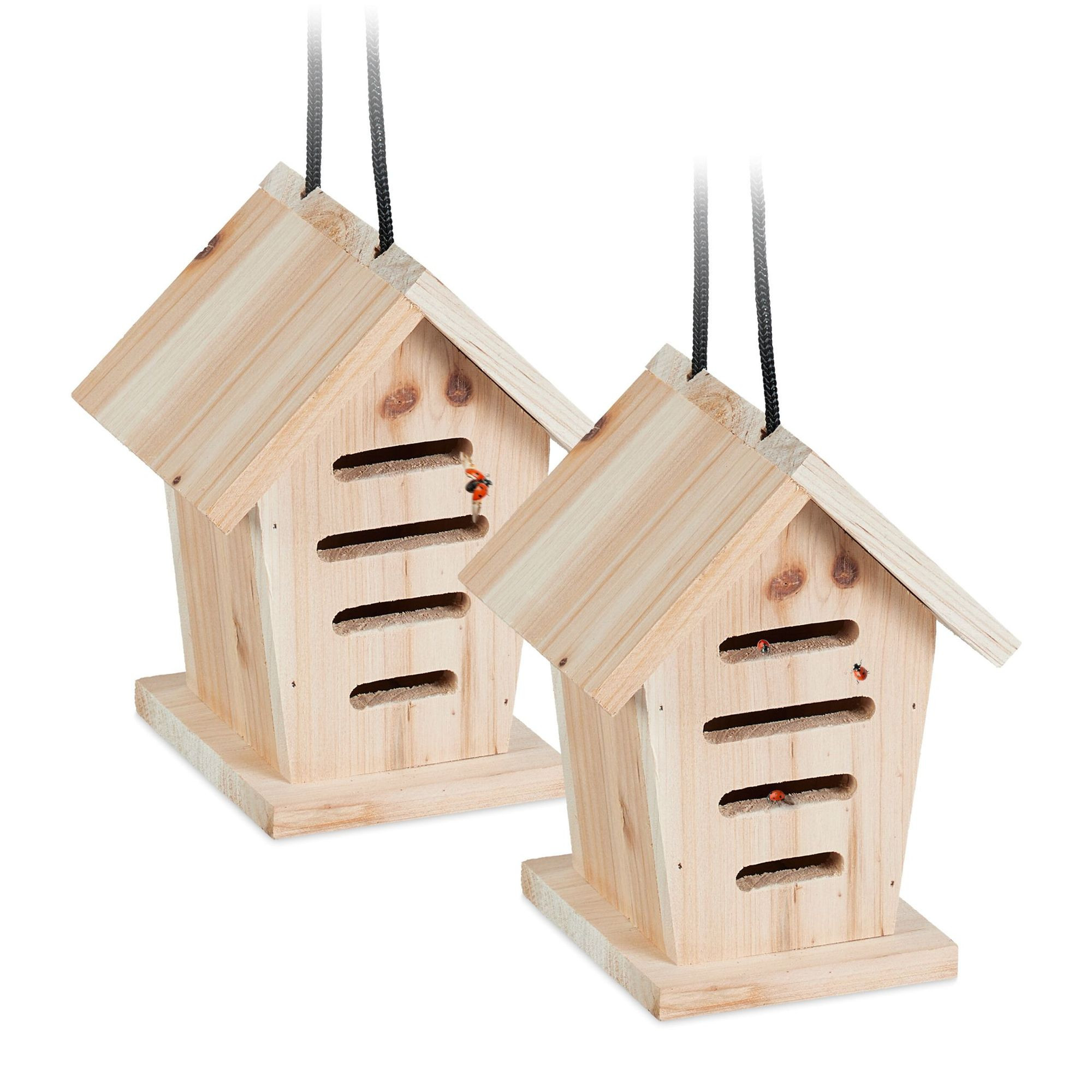 Ensemble de 2 maisons de coccinelles