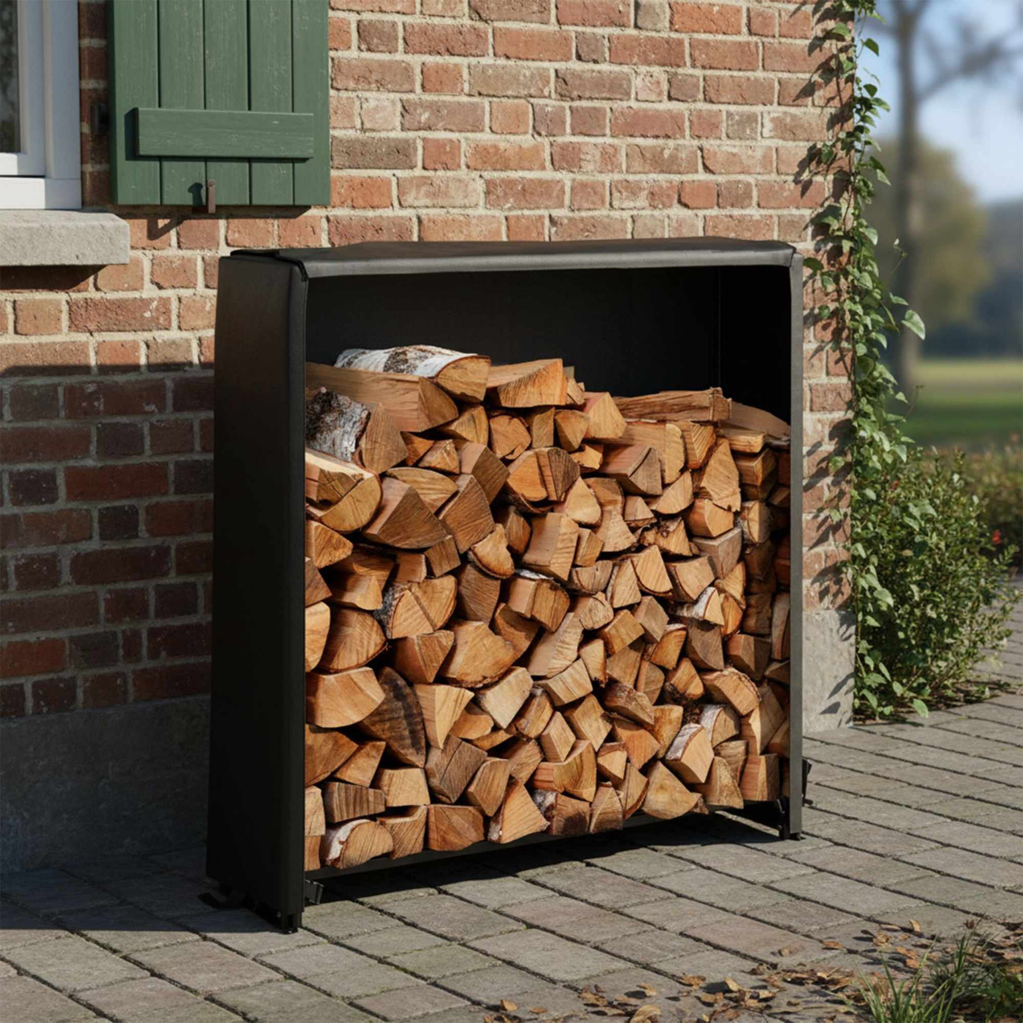 Support en bois avec couvercle