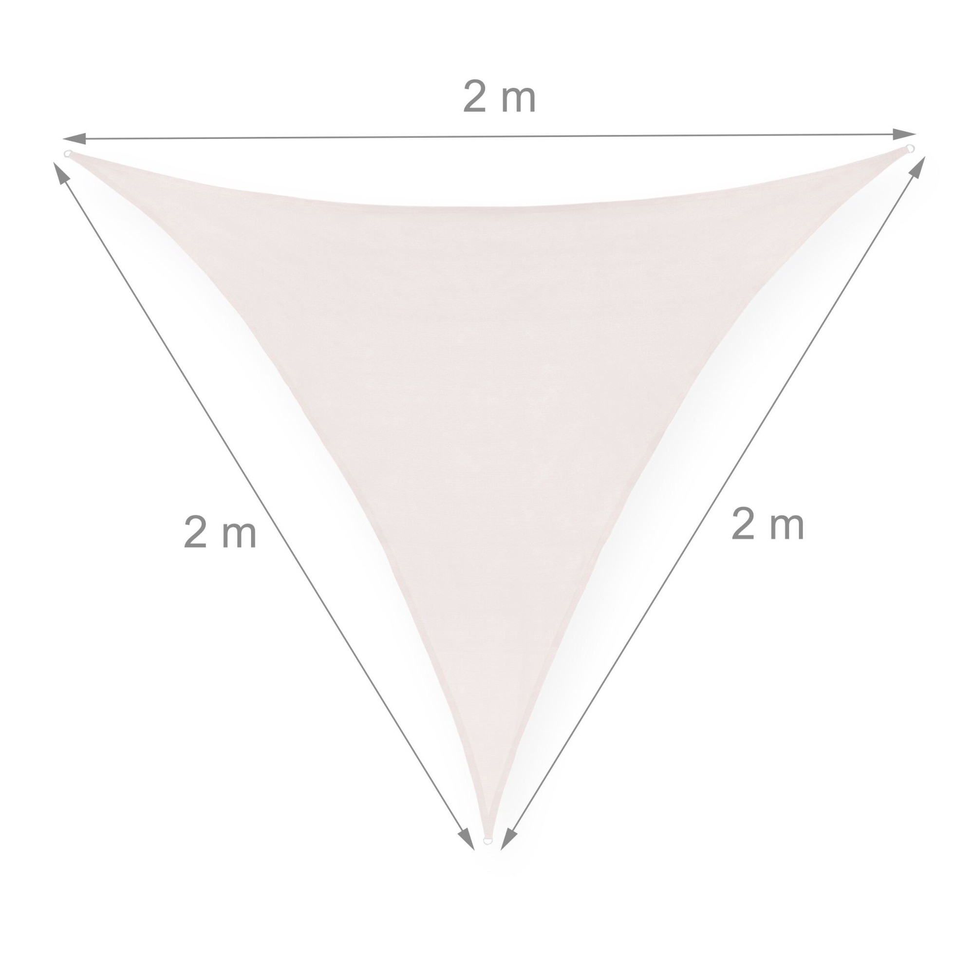 Driehoekige luifel HDPE