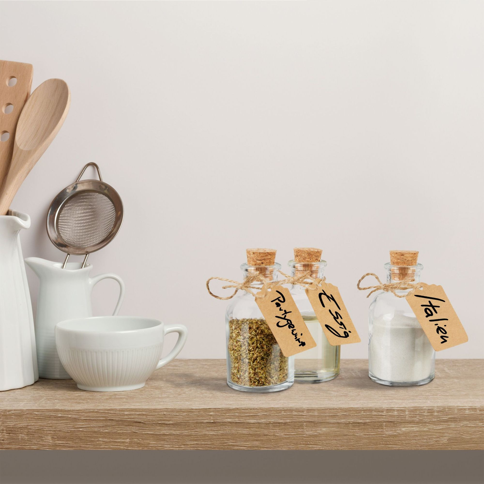Vidrio decorativo con corcho