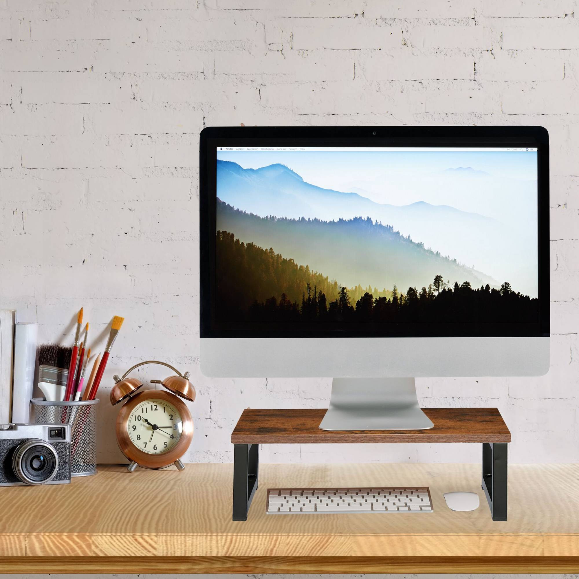Monitorstandaard in industrieel design