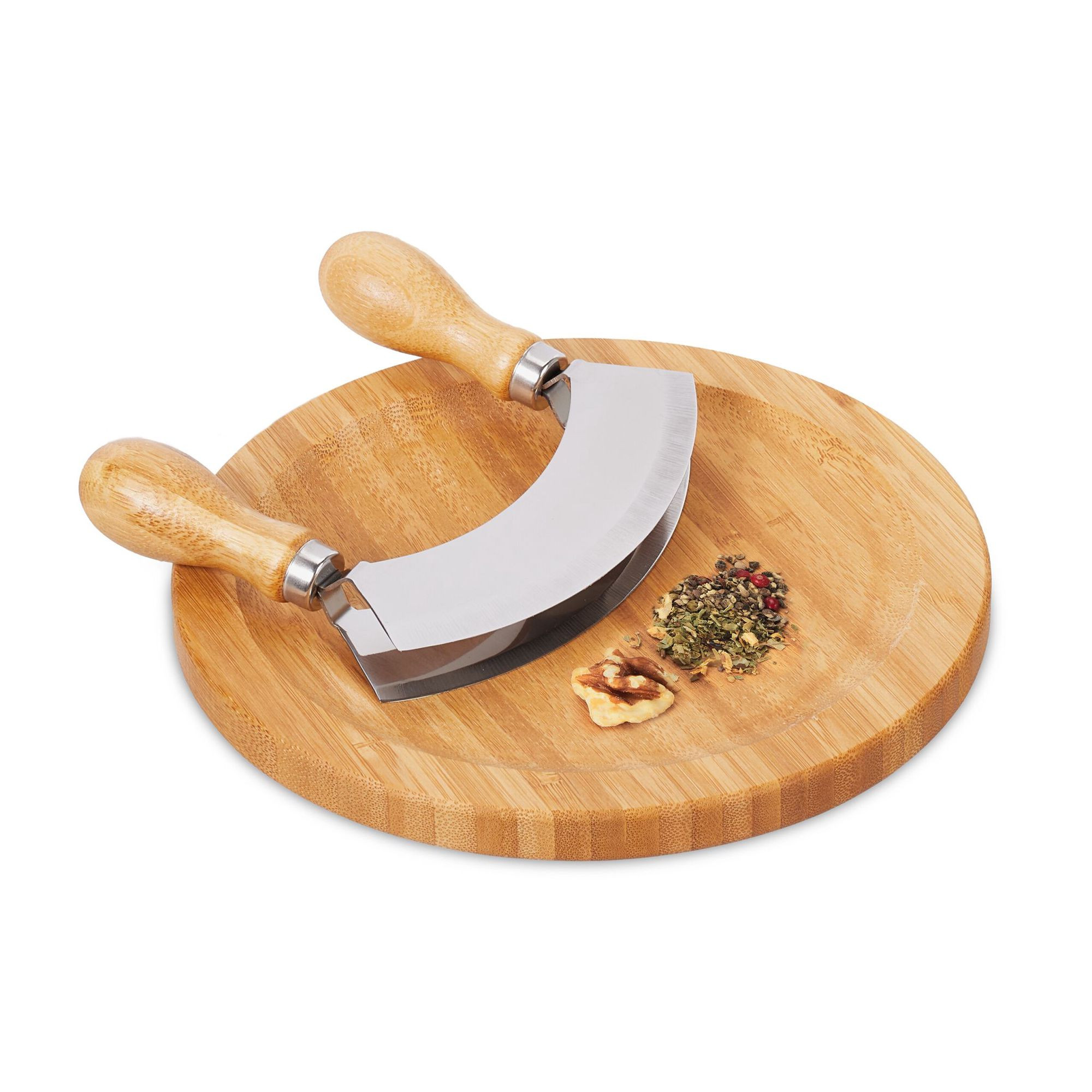 Cuchillo de cortar de doble capa con tabla