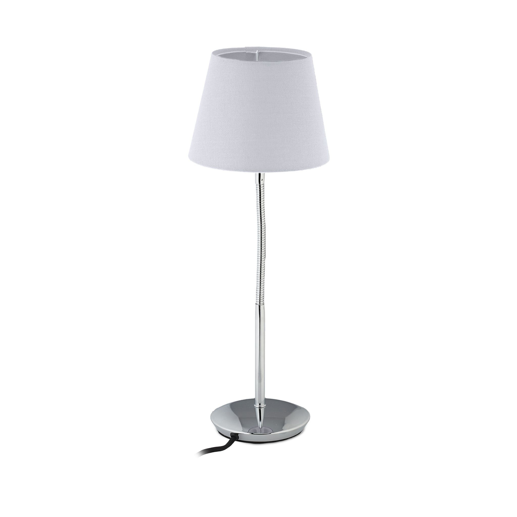 Flexible Tischleuchte mit Stoffschirm
