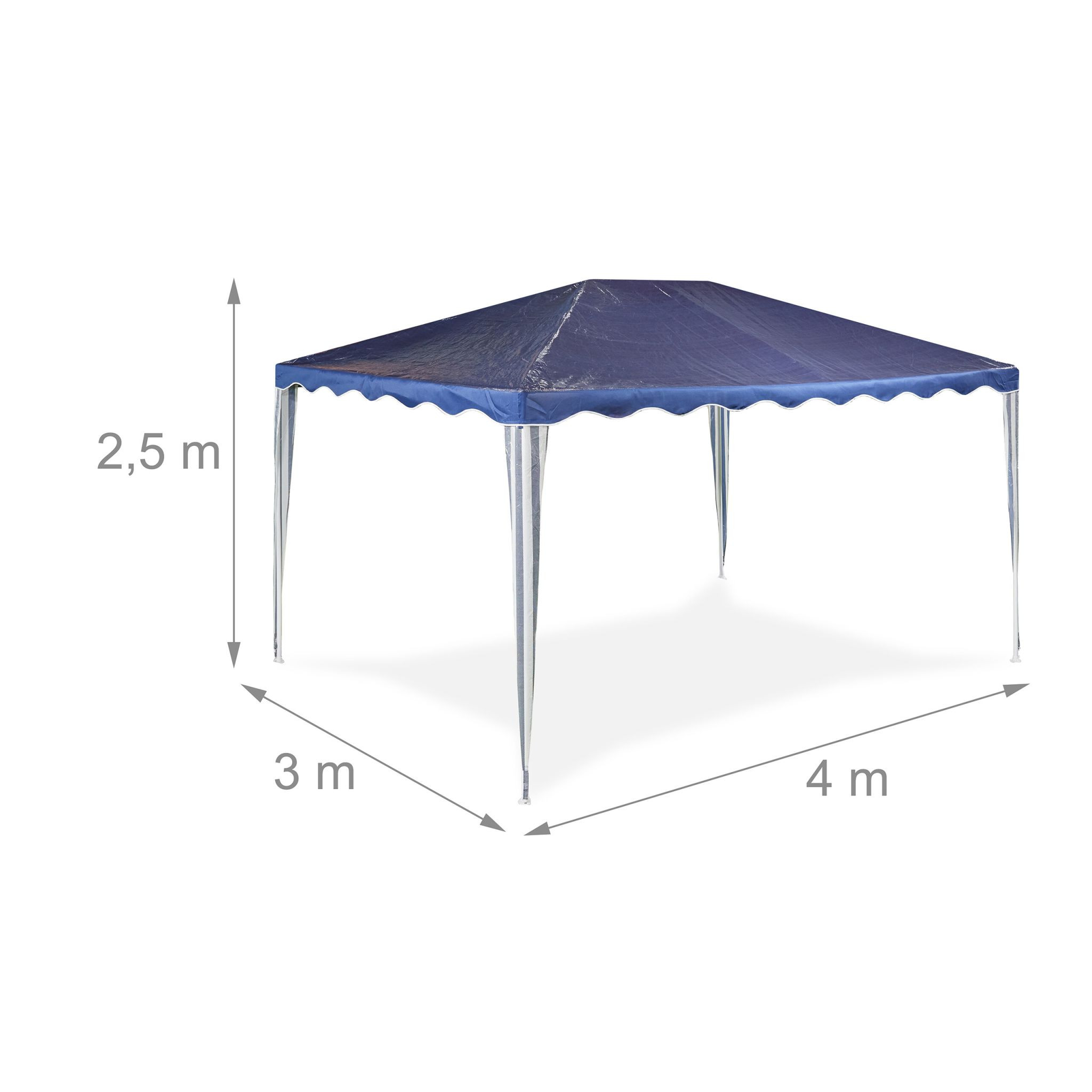 Pawilon ciemnoniebieski 3x4 m
