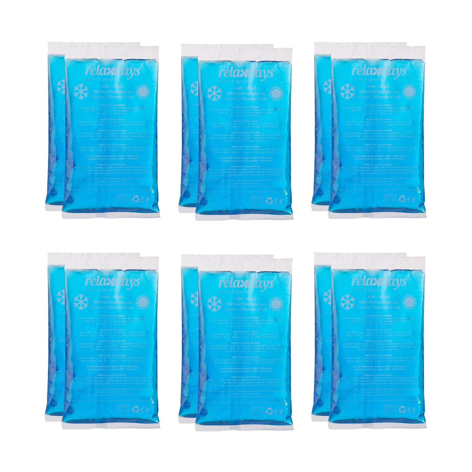 Bloques de enfriamiento Juego rectangular de 12